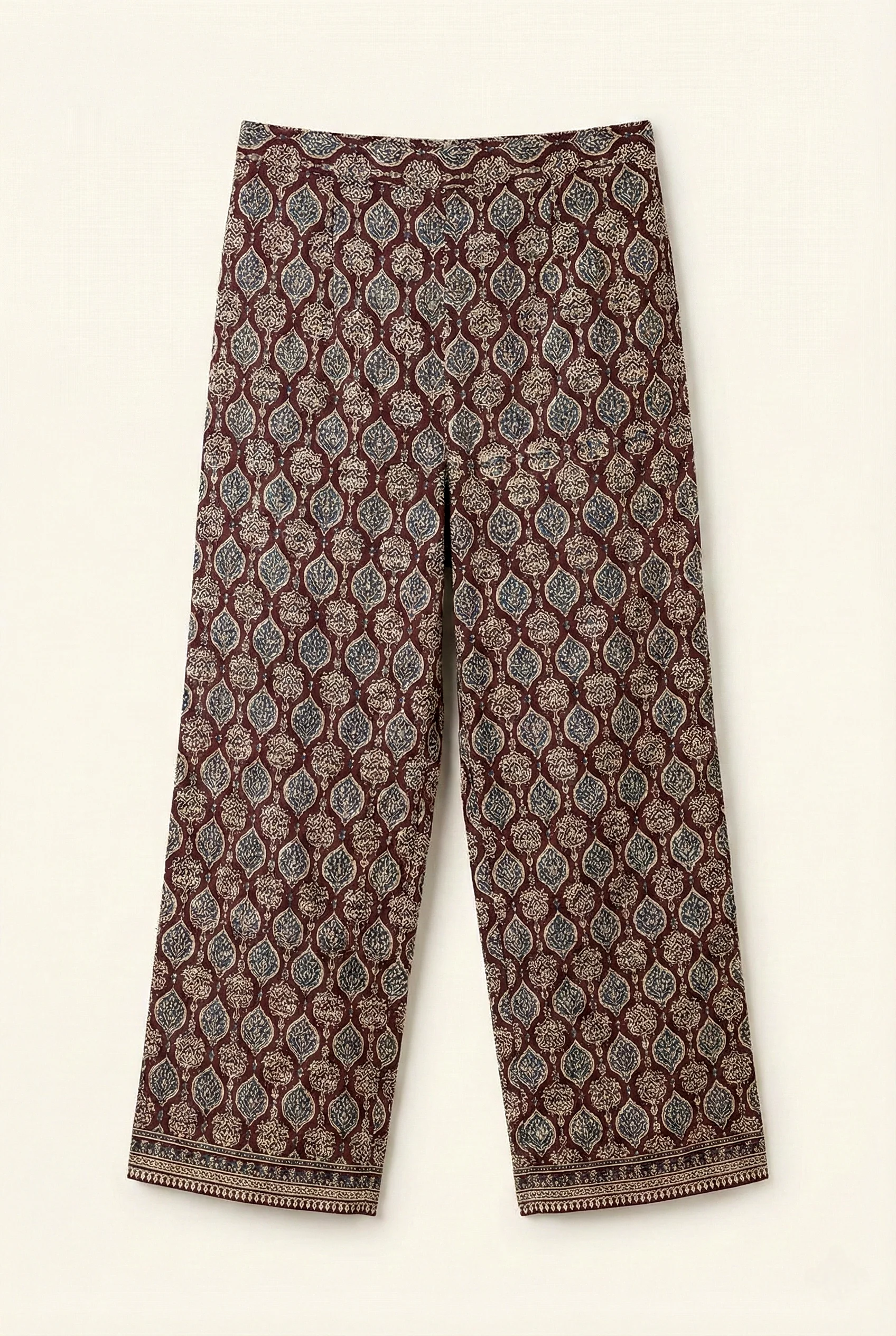 Brown Cotton Three Piece Set - Image 5