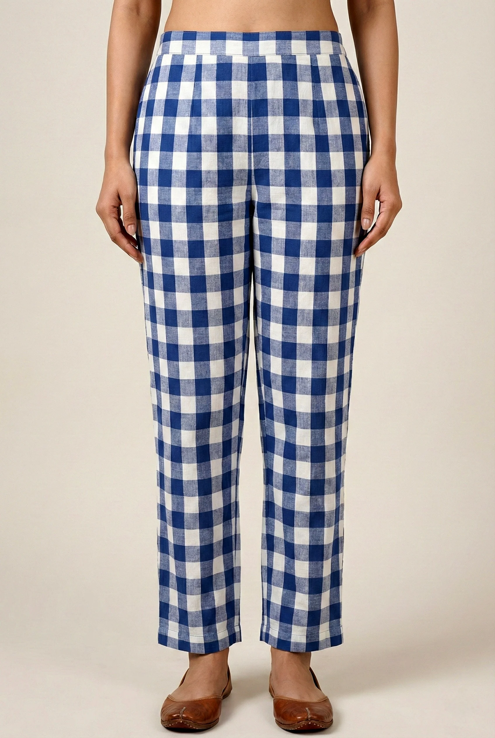 Indigo Cotton Striped Two Piece Set - Image 5