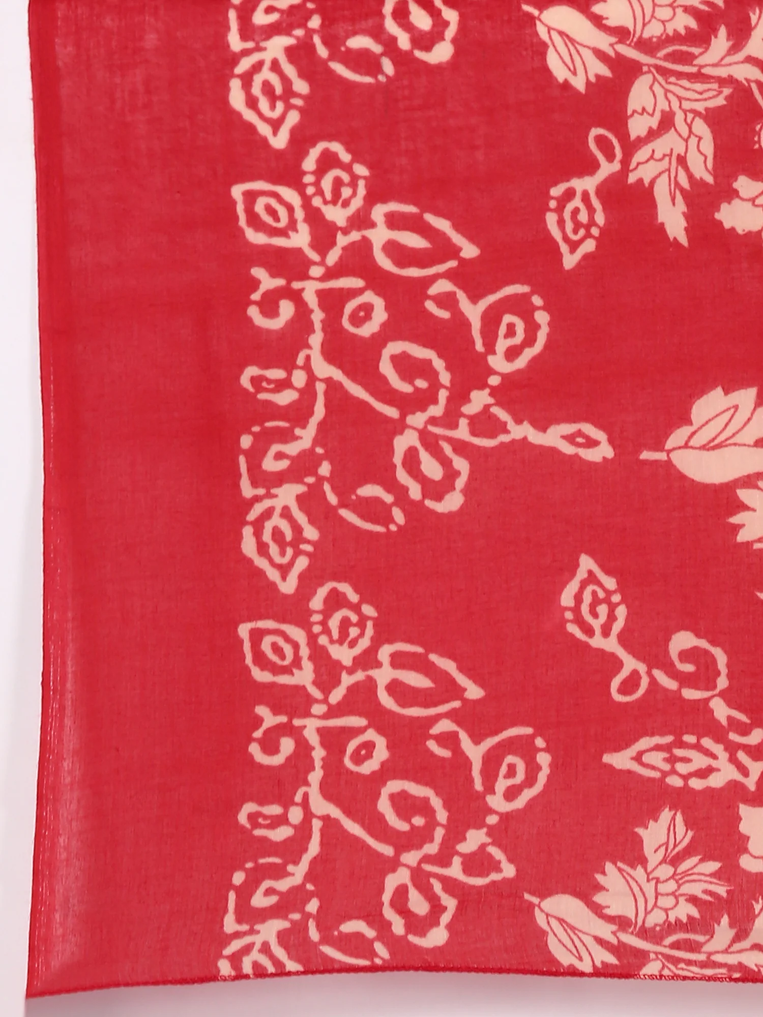 Magenta Dola Silk Digital Print Three Piece Set - Image 7