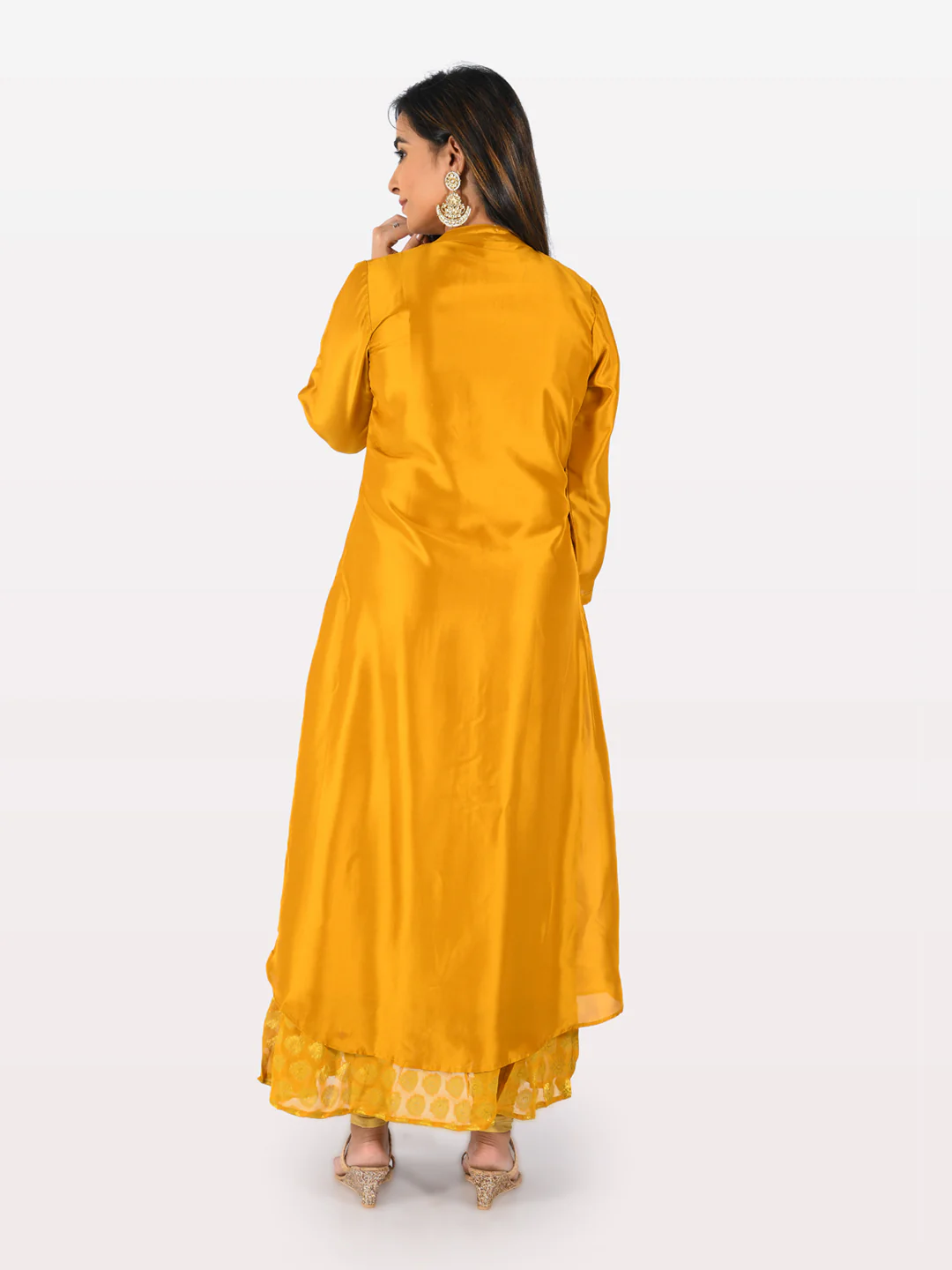 Neerus Amber Embellished Anarkali Kurta - Image 3