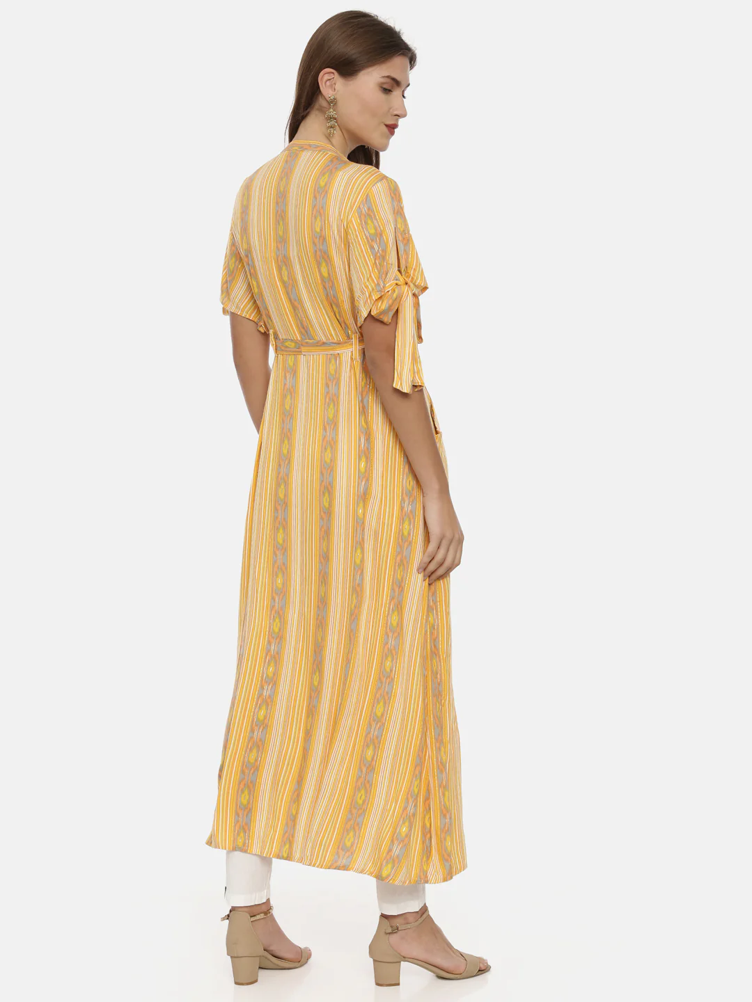 Neerus Amber Printed Anarkali Kurta - Image 5