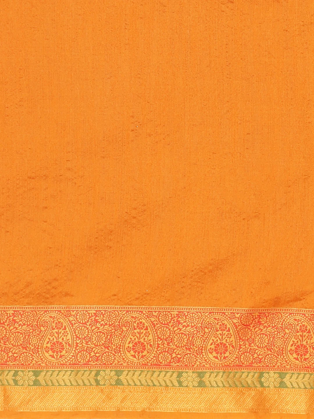 Neerus Amber Textured Saree With Blouse - Image 3