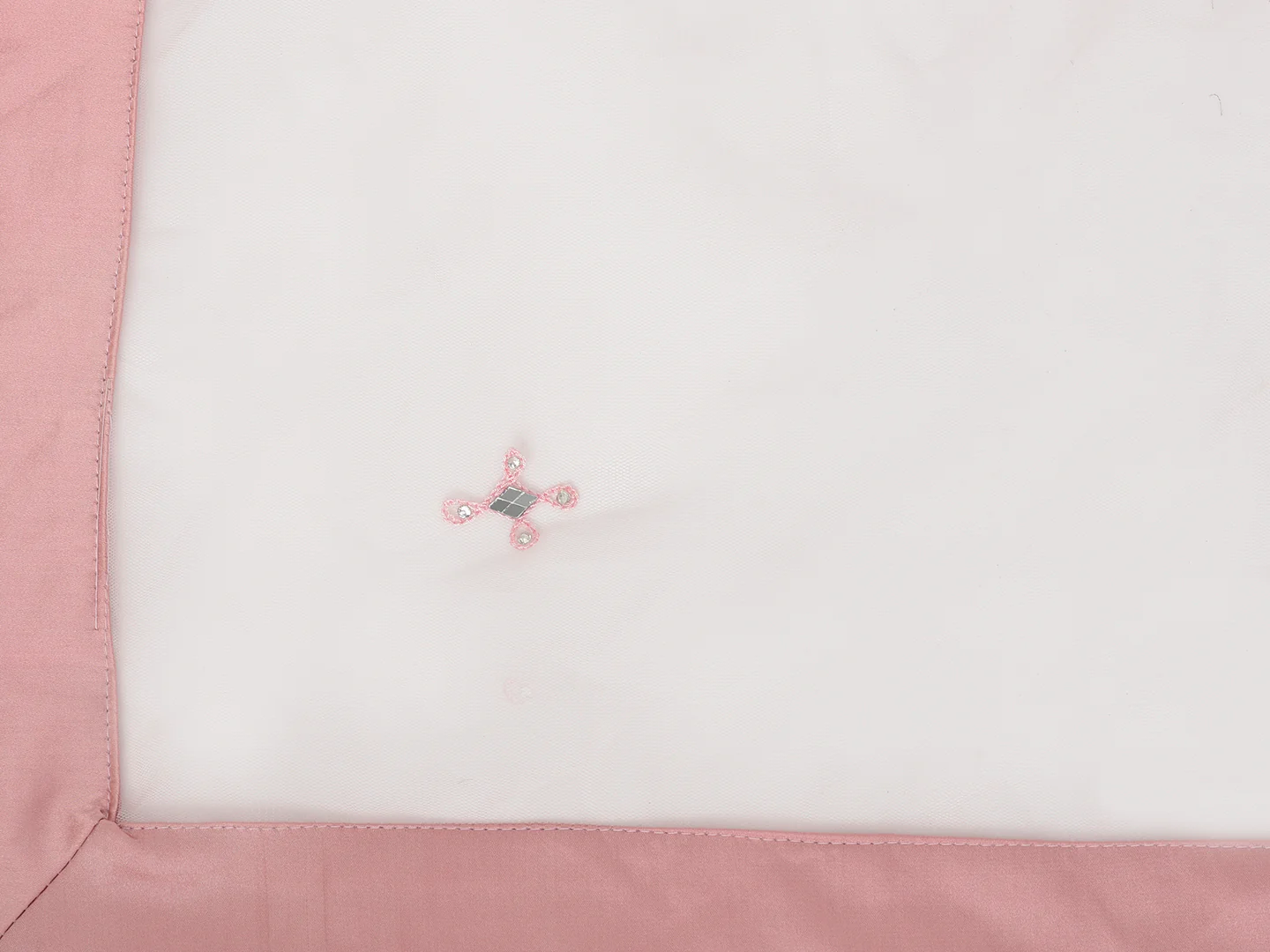 Neerus Baby Pink Color Nett Fabric Gown - Image 6