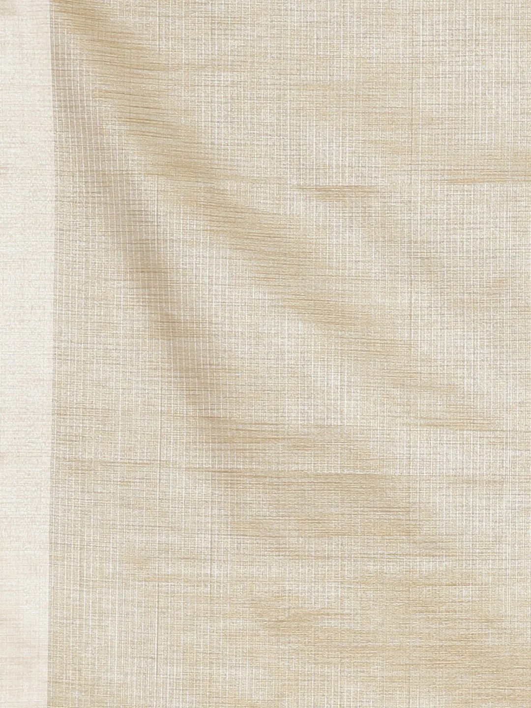 Neerus Beige Woven Design Tissue Saree - Image 6