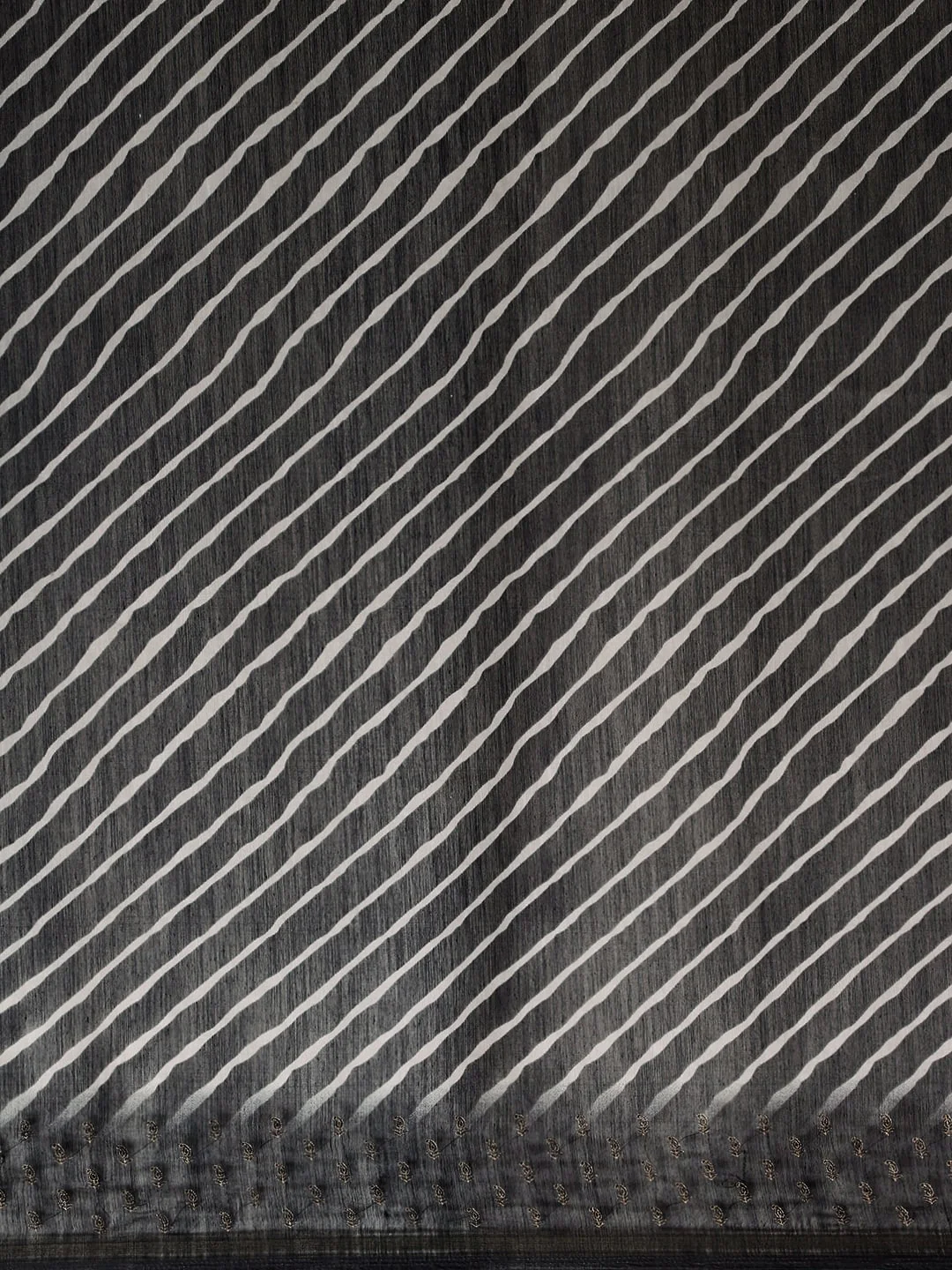 Neerus Black Color Dupion Fabric Saree - Image 3