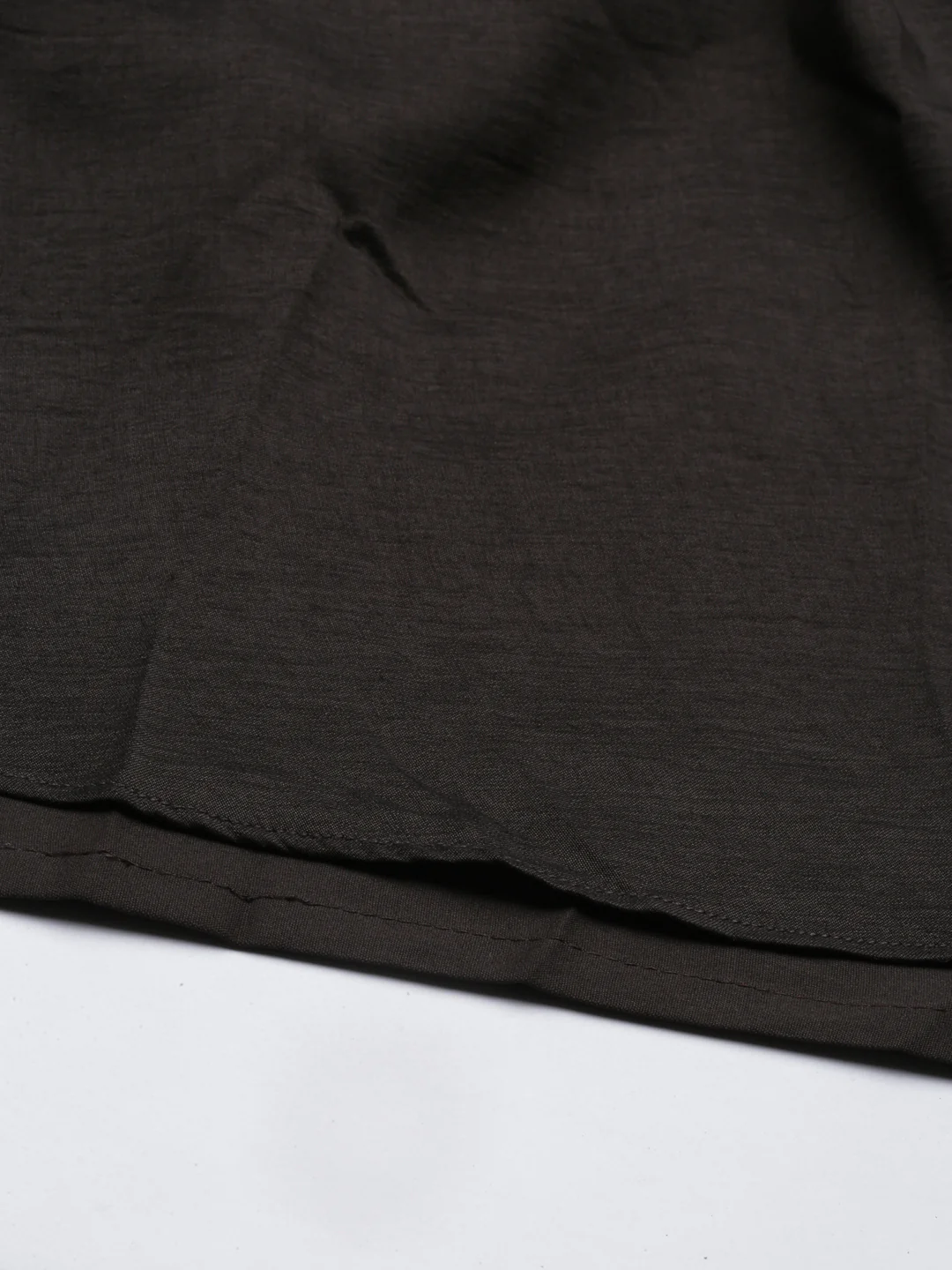 Neerus Black Color Silk Fabric Kurta - Image 9