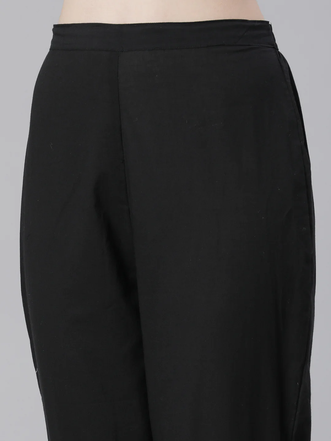 Neerus Black Printed Straight Kurta and Trousers With Dupatta - Image 7