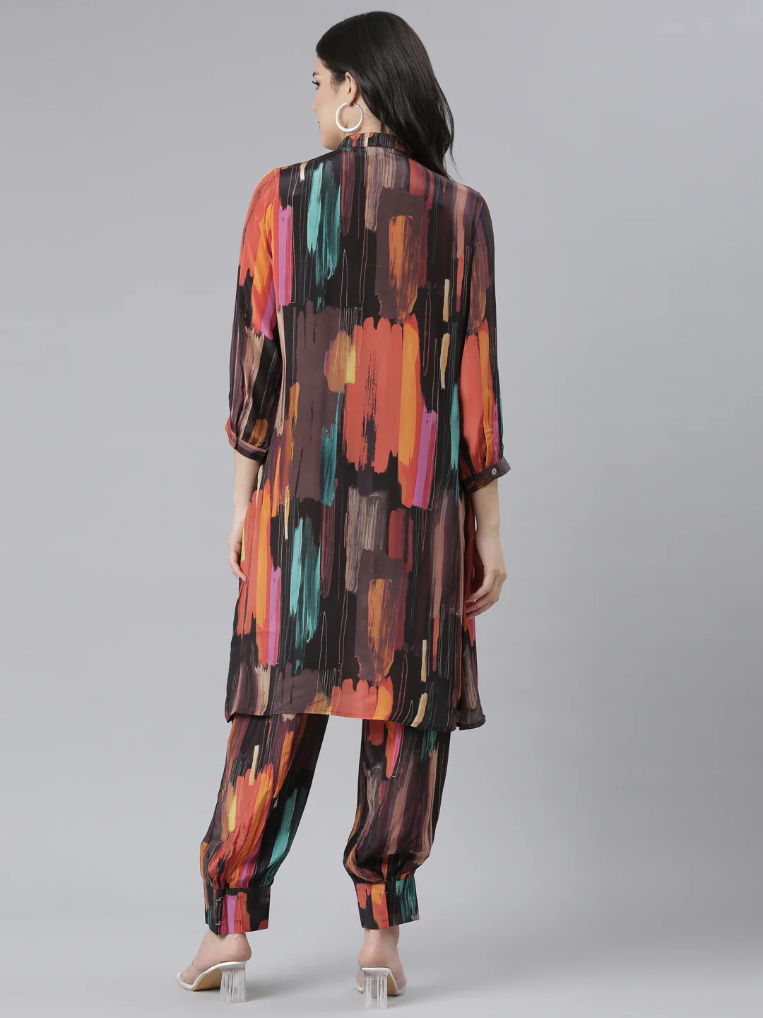 Neerus Multi Regular Straight Colourblocked Kurta And Salwar - Image 3