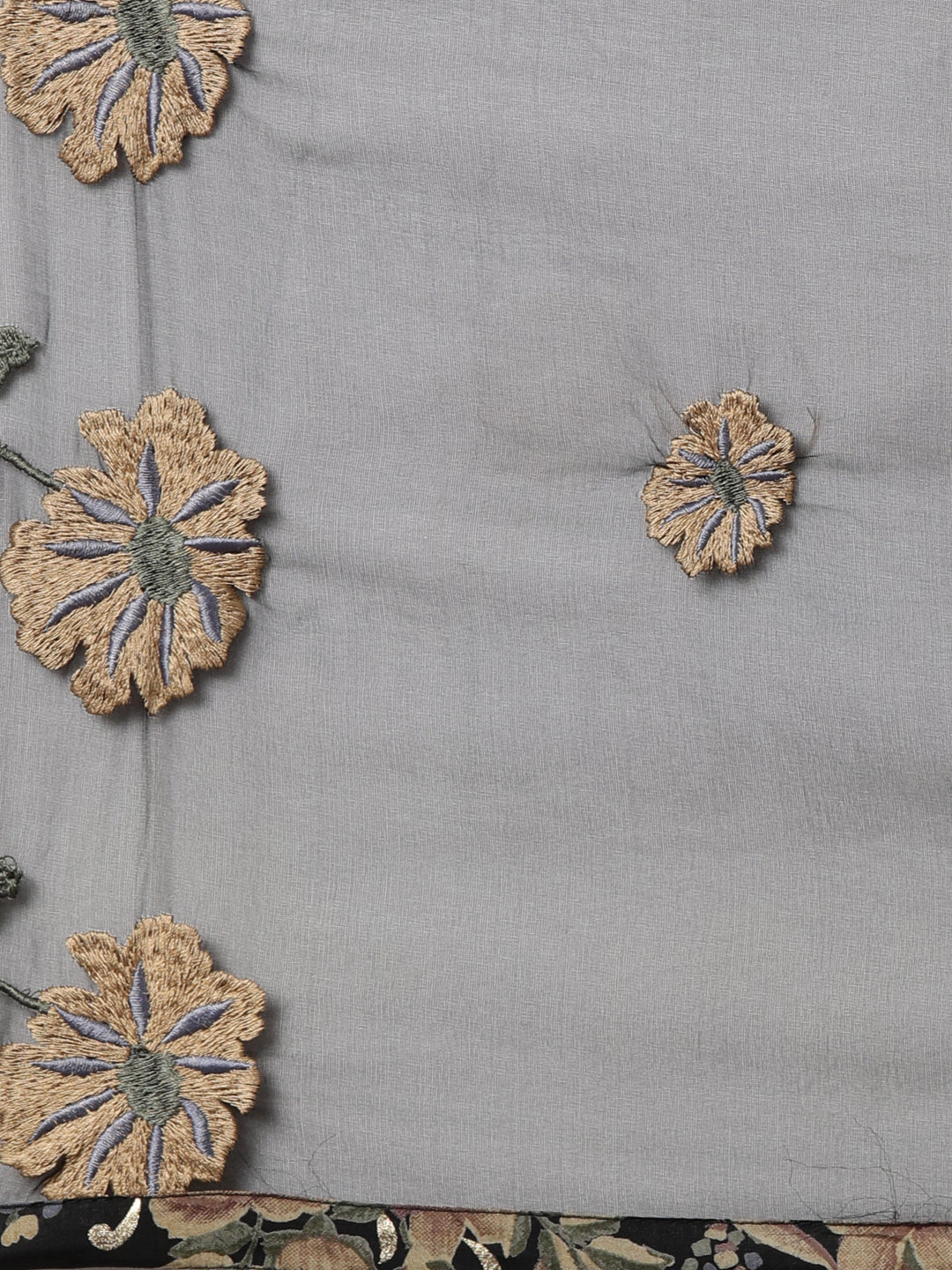 Neerus Black Regular Straight Floral Readymade Suits - Image 7