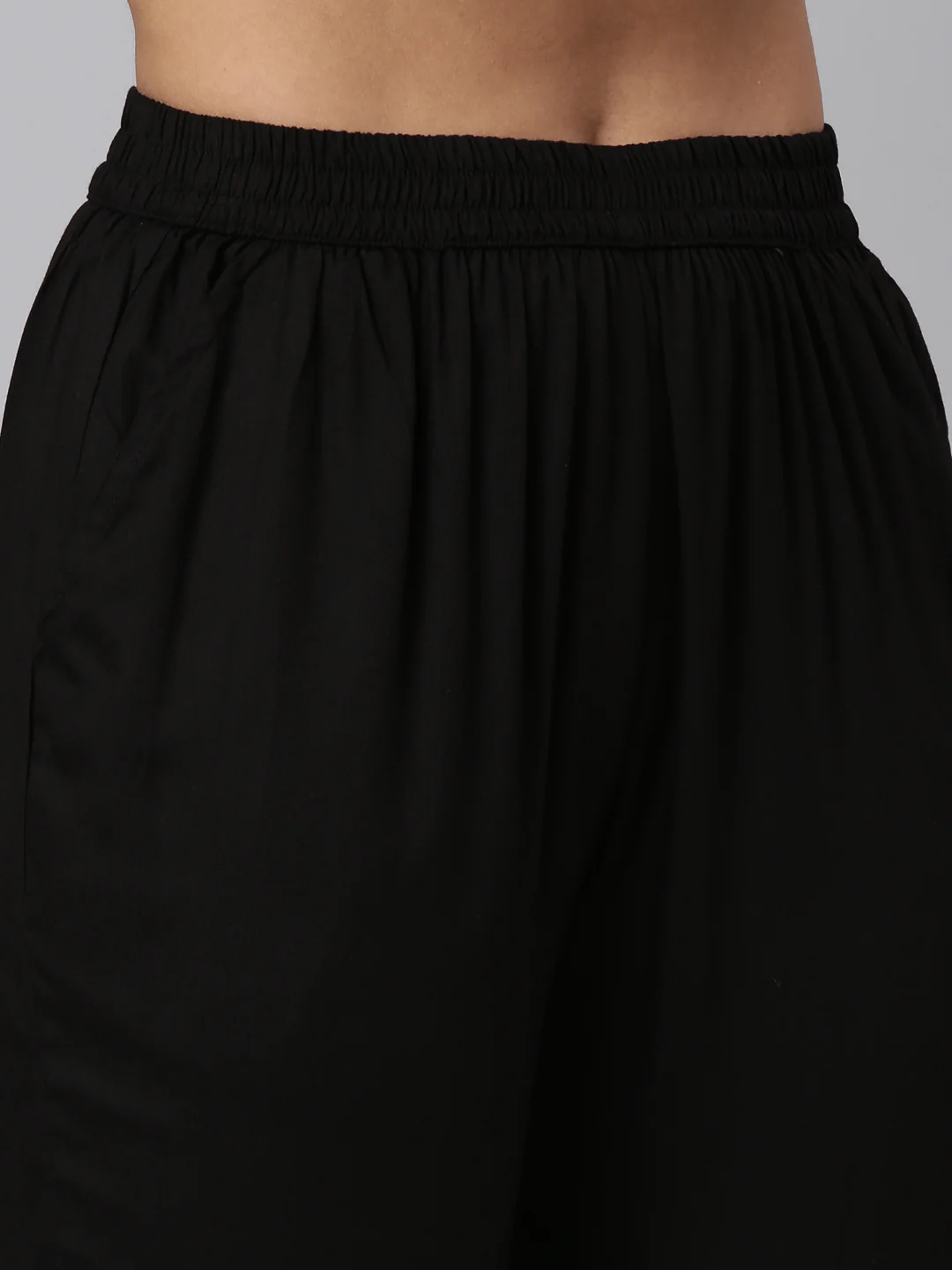 Neerus Black Regular Straight Printed Readymade Suits - Image 6