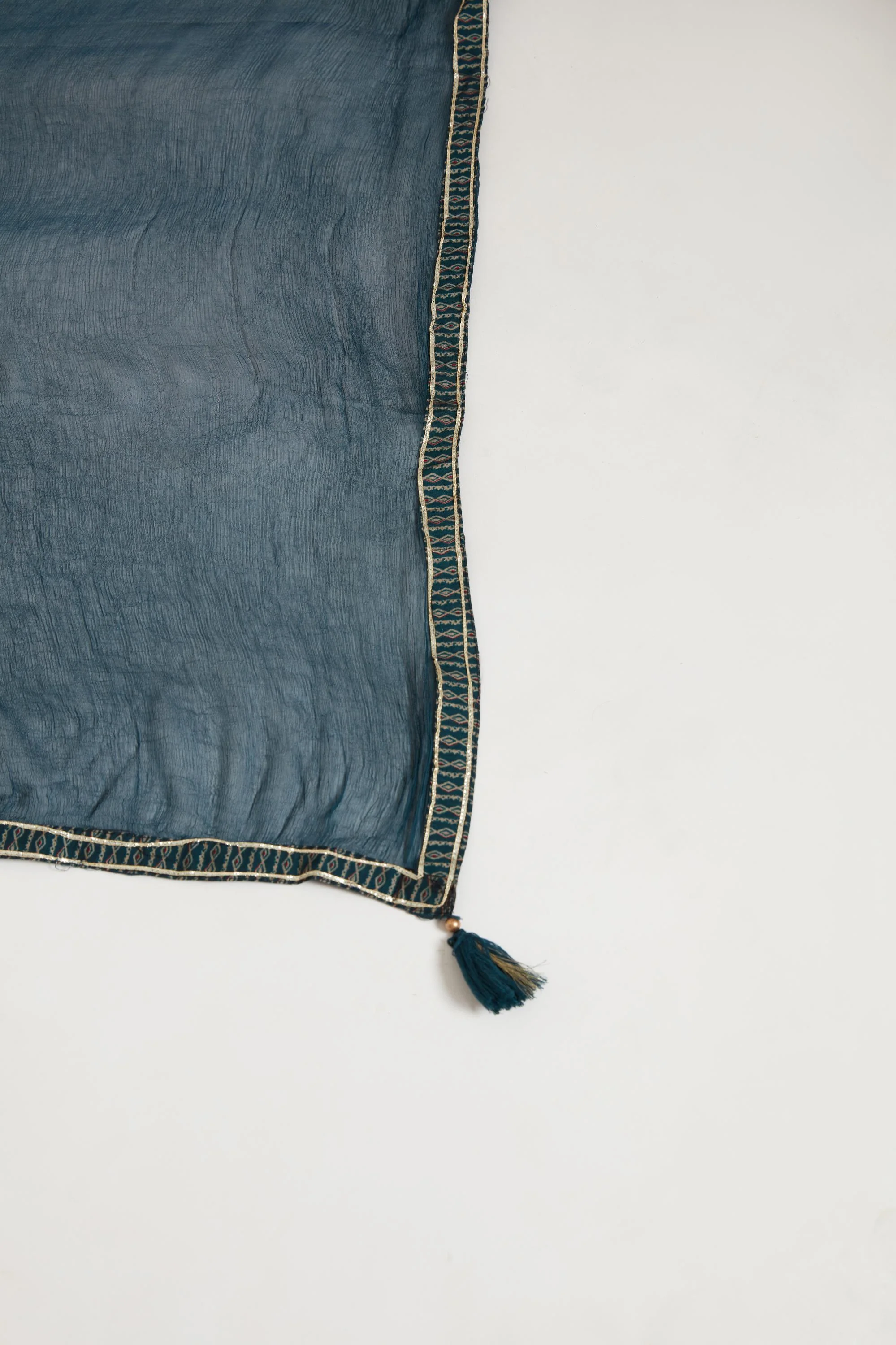 Neerus Blue Color Model Fabric Suit - Image 7