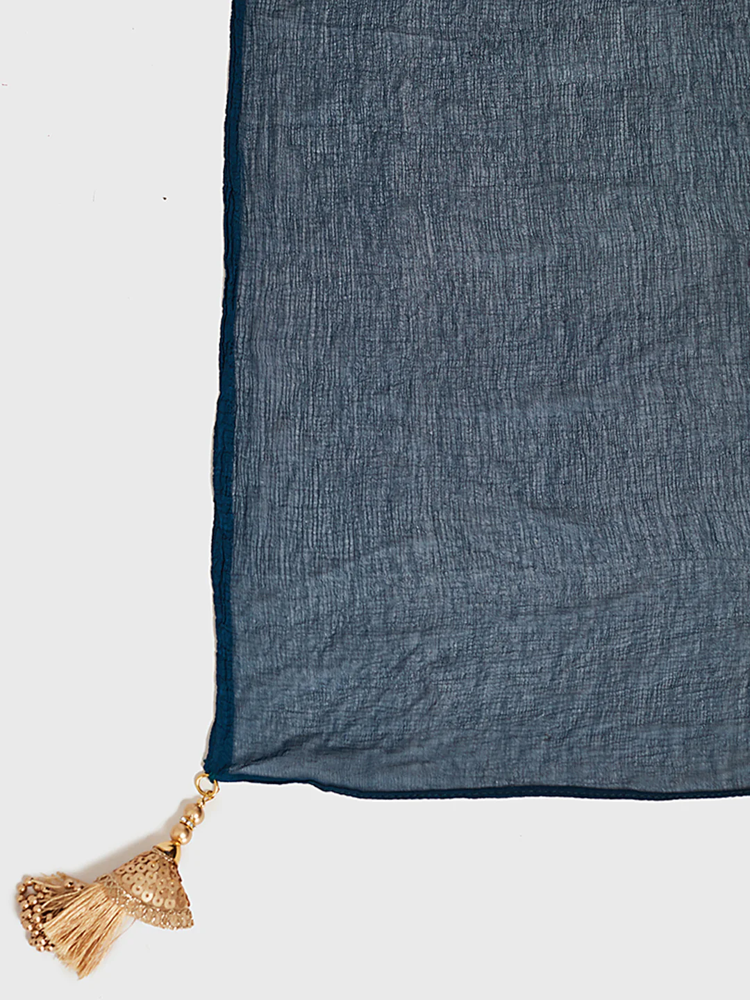 Neerus Blue Embellished Kurta With Skirt & Dupatta - Image 6