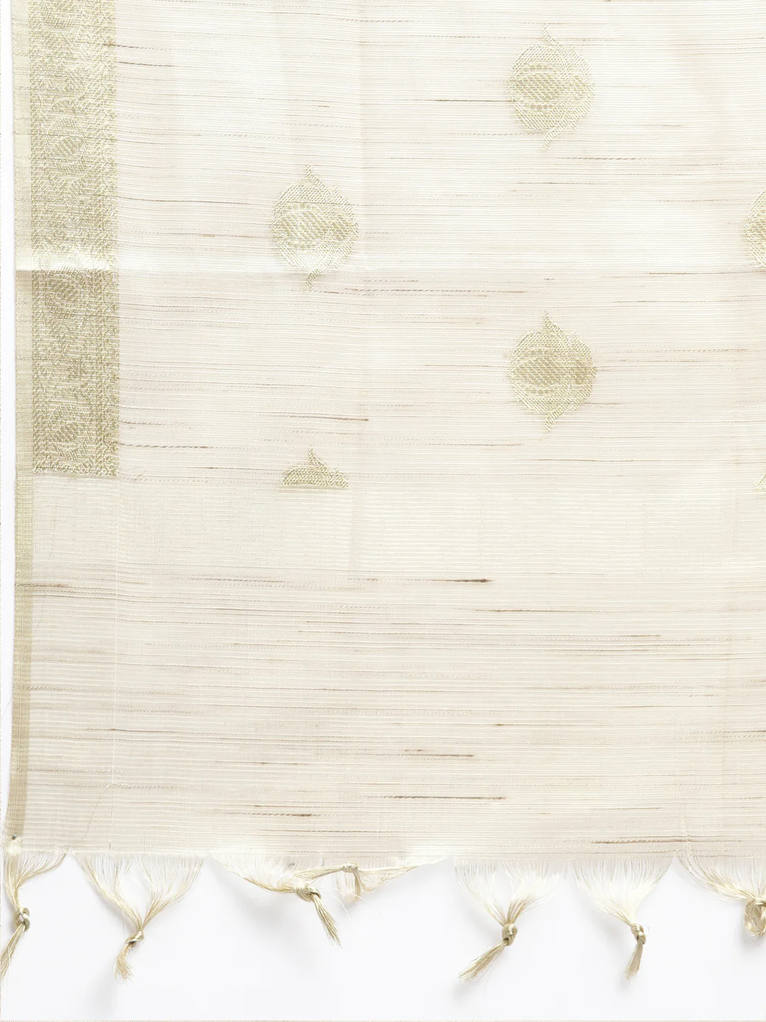 Neerus Blue Regular Straight Floral Kurta And Trousers With Dupatta - Image 7