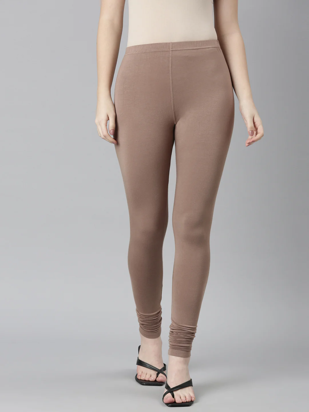 Neerus Brown Color Legging