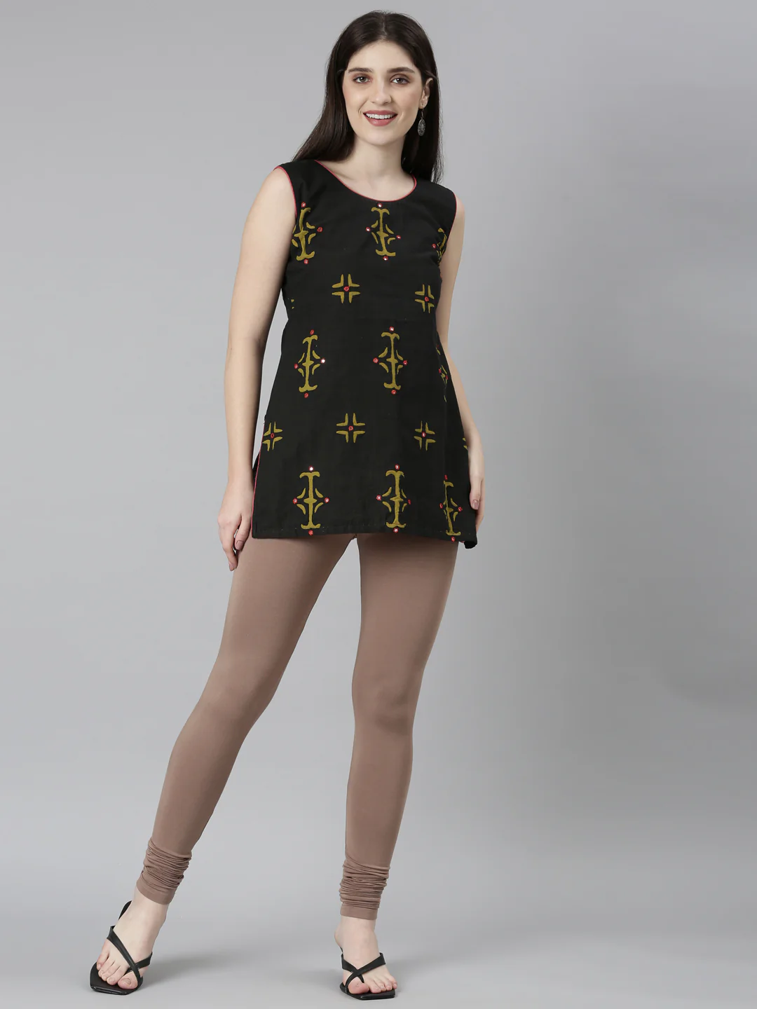Neerus Brown Color Legging - Image 5