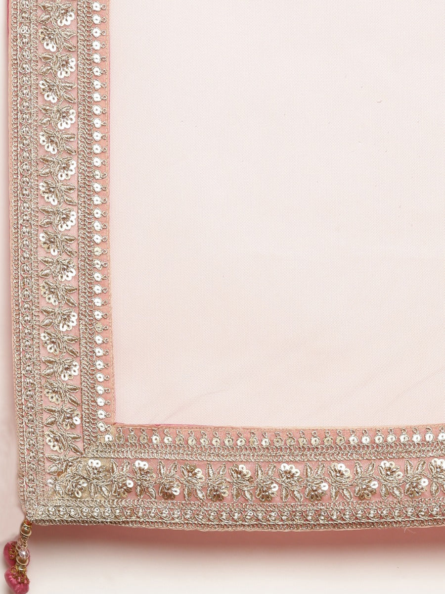 Neerus D Pink Color Chanderi Fabric Ghagra Set - Image 7