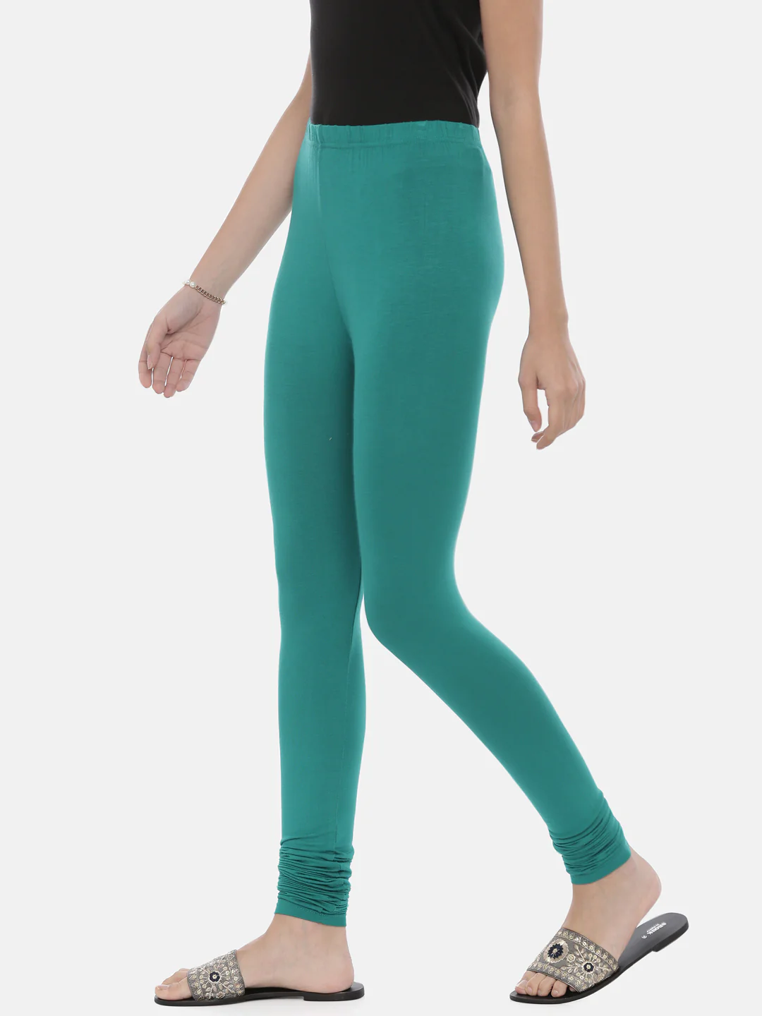 Neerus D Rama Color Lycra Fabric Leggings - Image 17