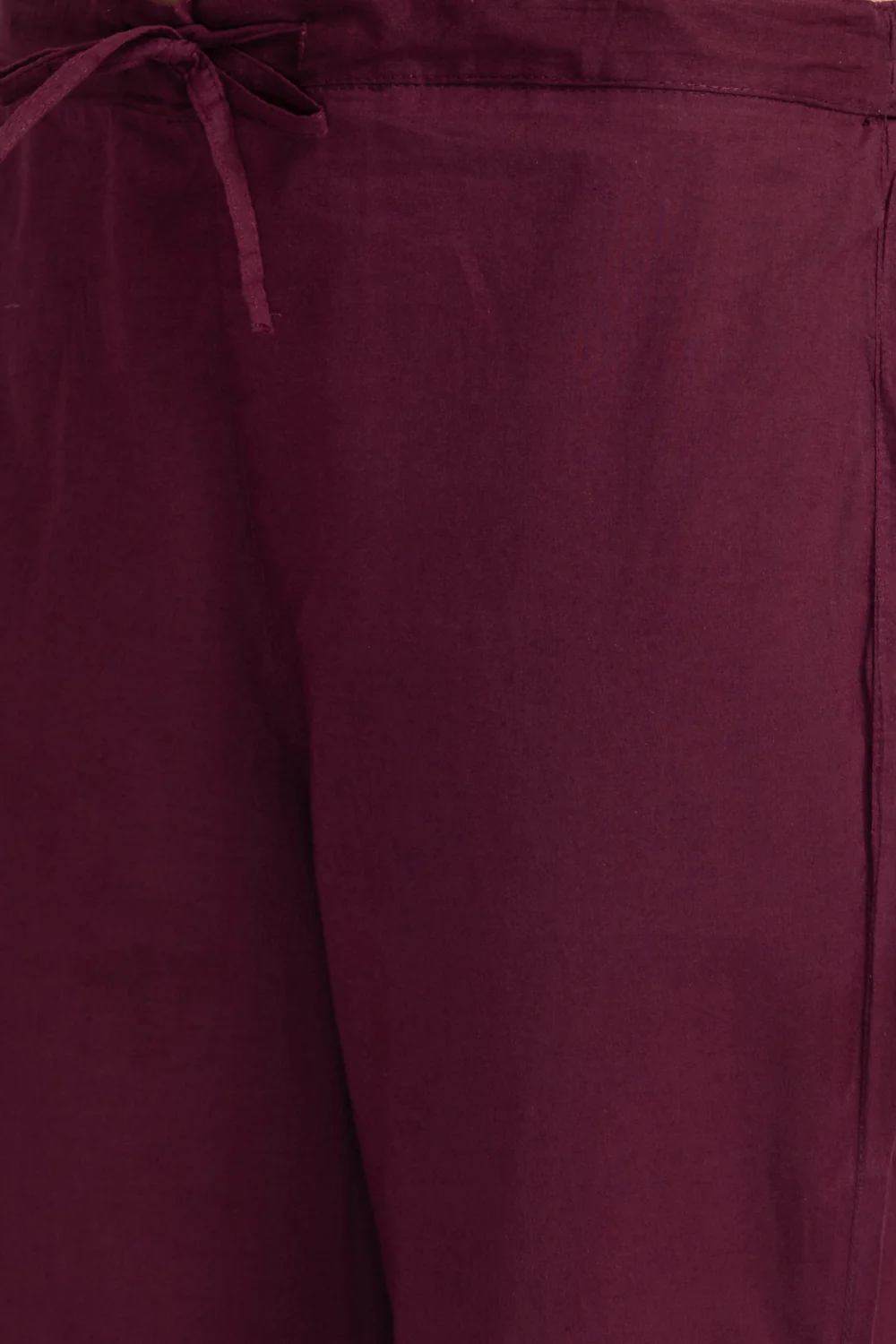 Neerus Floral Embroidered Sequinned Kurta With Trousers Dupatta - Image 6