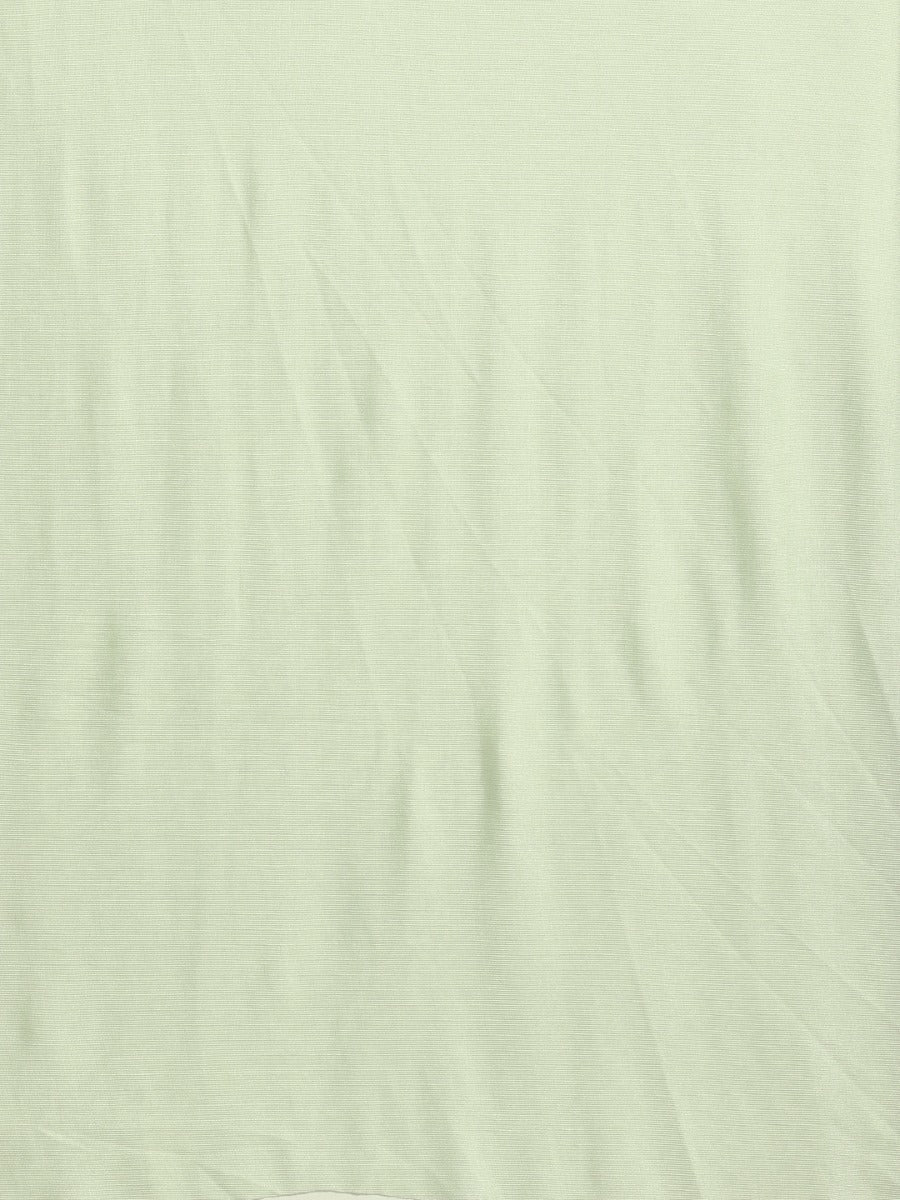 Neerus Green Solid Ready To Wear Saree With Blouse - Image 5