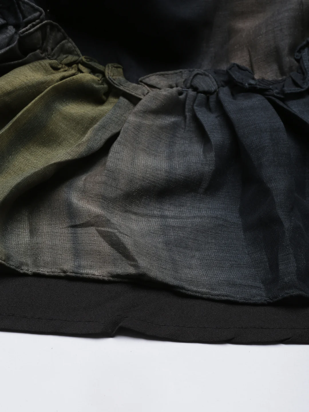 Neerus Grey Color Silk Fabric Kurta - Image 7