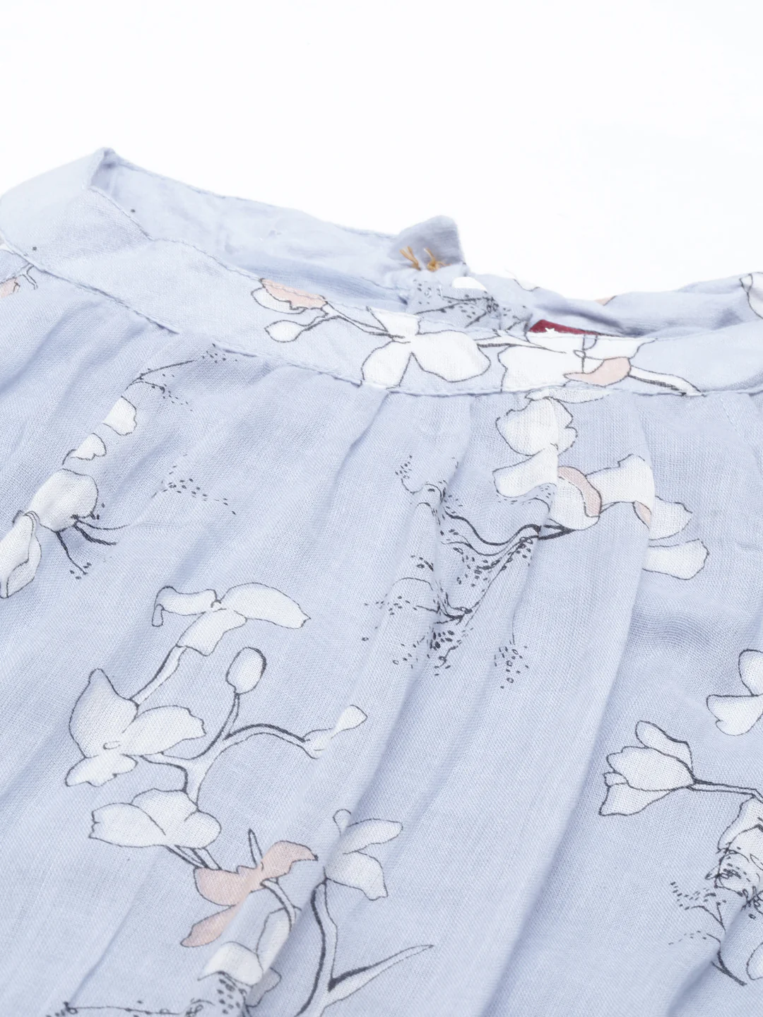 Neerus L Gray Color Georgette Fabric Kurta - Image 3