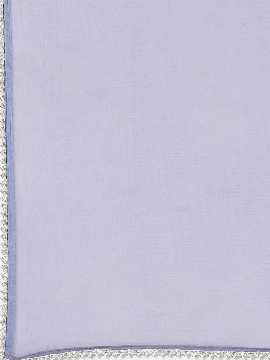 Neerus Lavender Regular Straight Floral Kurta And  Trousers With Dupatta - Image 7