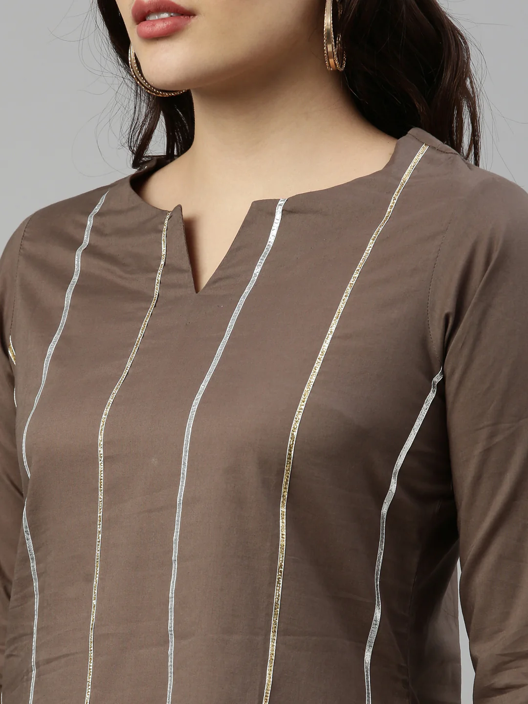 Neerus M Green Color Rayon Fabric Kurta Set - Image 8