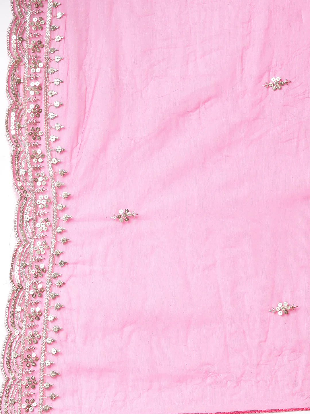 Neerus Magenta Printed Straight Kurta and Trousers With Dupatta - Image 7