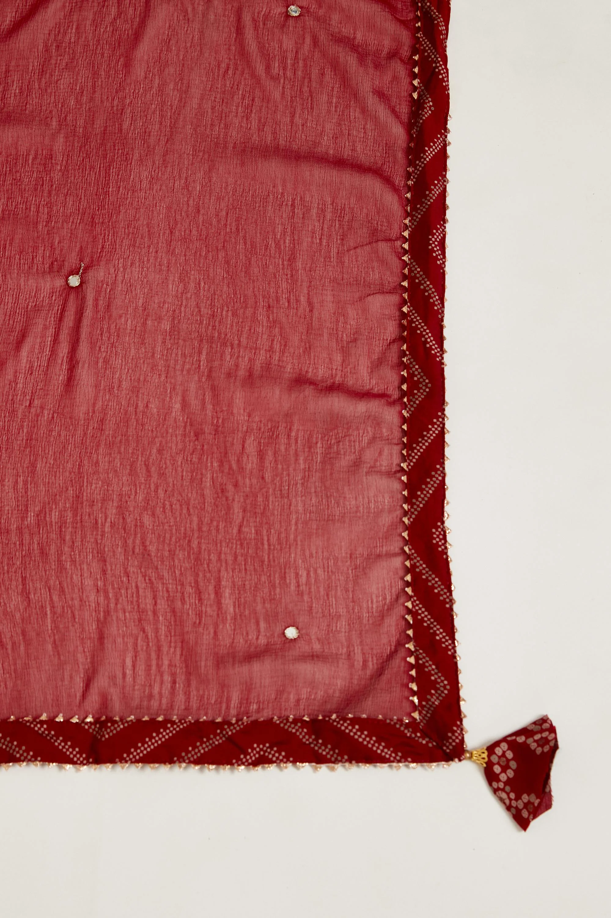 Neerus Maroon Color Model Fabric Salwar Kameez - Image 7