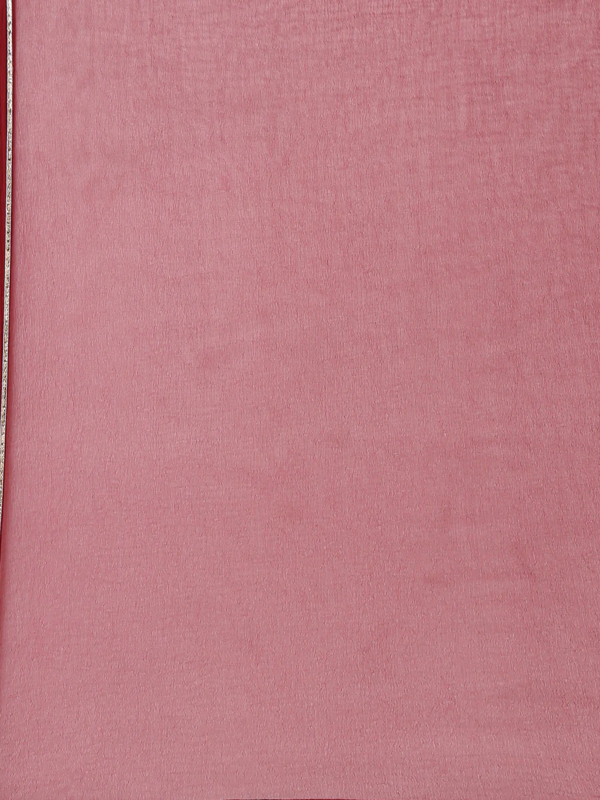 Neerus Maroon Regular Calf Length Printed Kurta Solid Trousers With Dupatta - Image 6