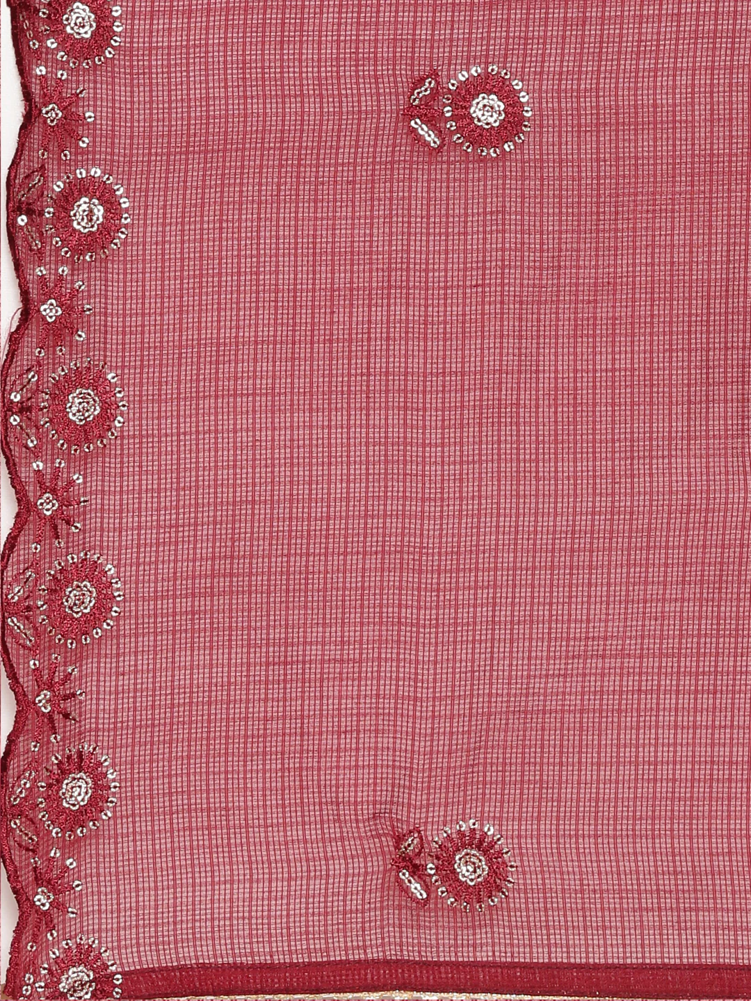 Neerus Maroon Regular Straight Printed Kurta And Sharara With Dupatta - Image 7