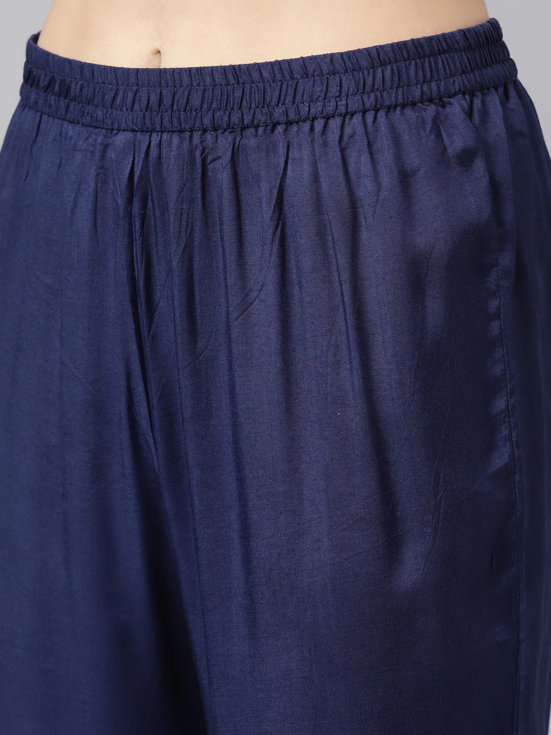 Neerus Multi Regular High-Low Floral Kurta And Trousers With Dupatta - Image 6