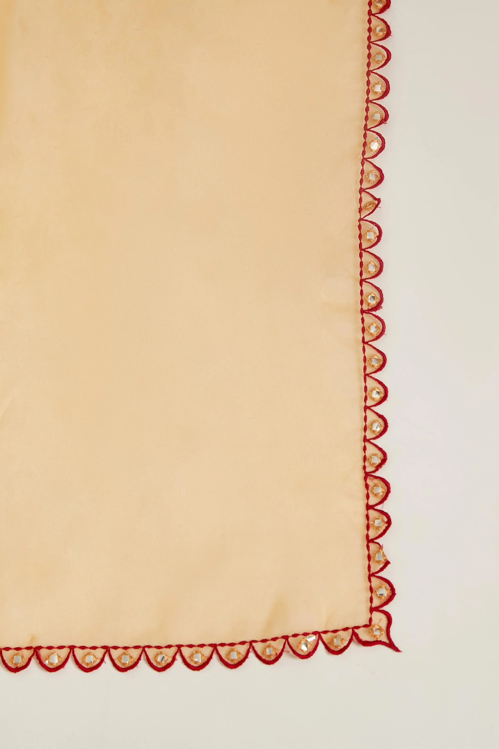 Neerus Mustard Color Silk Fabric Gown - Image 6