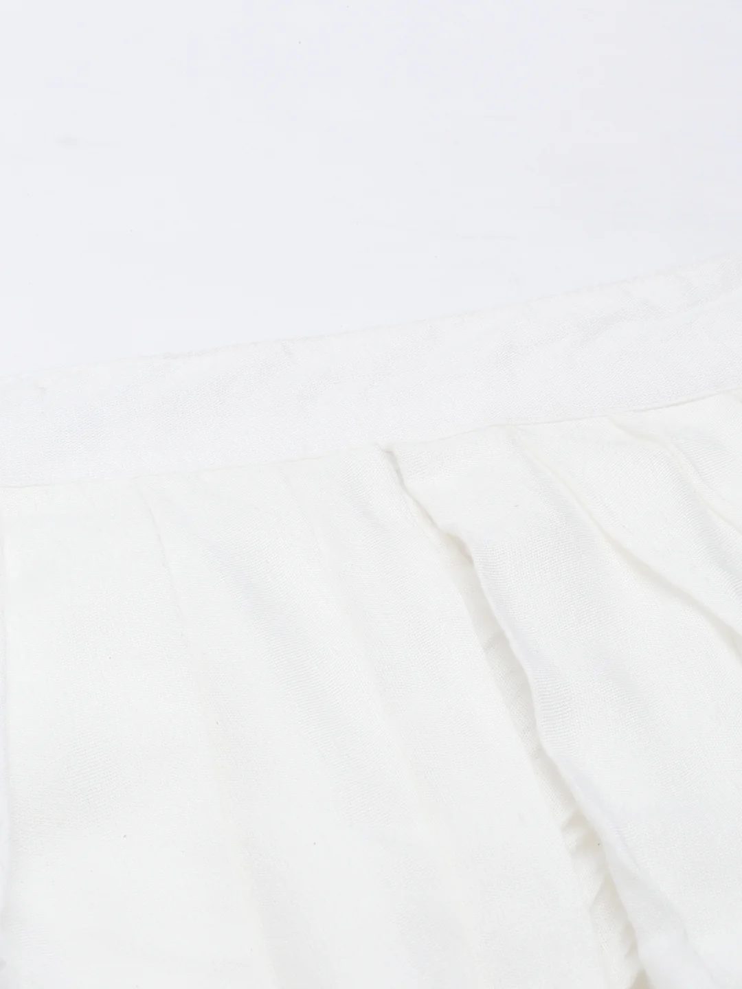 Neerus Off White Color Cotton Fabric Dhotti - Image 6