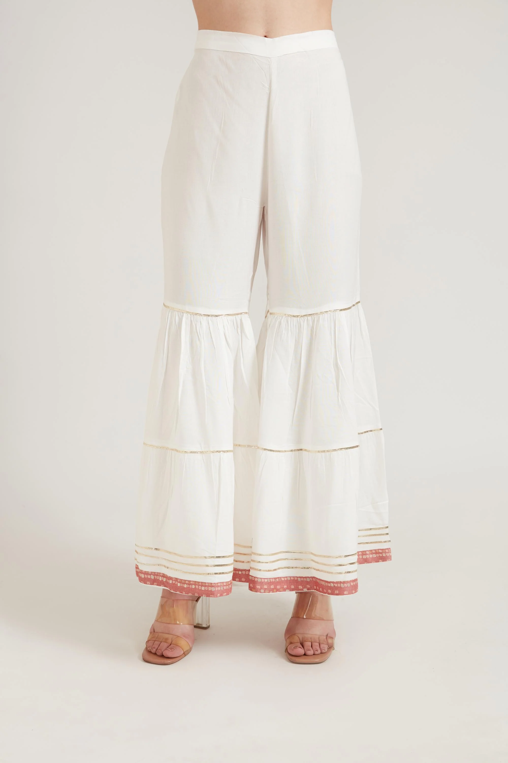 Neerus Onion Color Cotton Fabric Suit Set - Image 6
