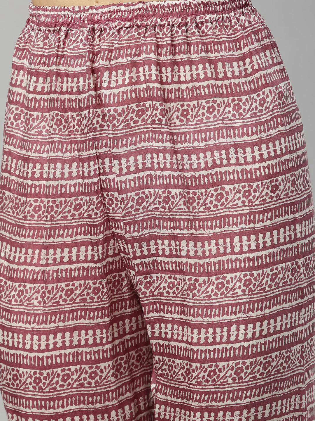 Neerus Onion Color Muslin Fabric Tunic - Image 9