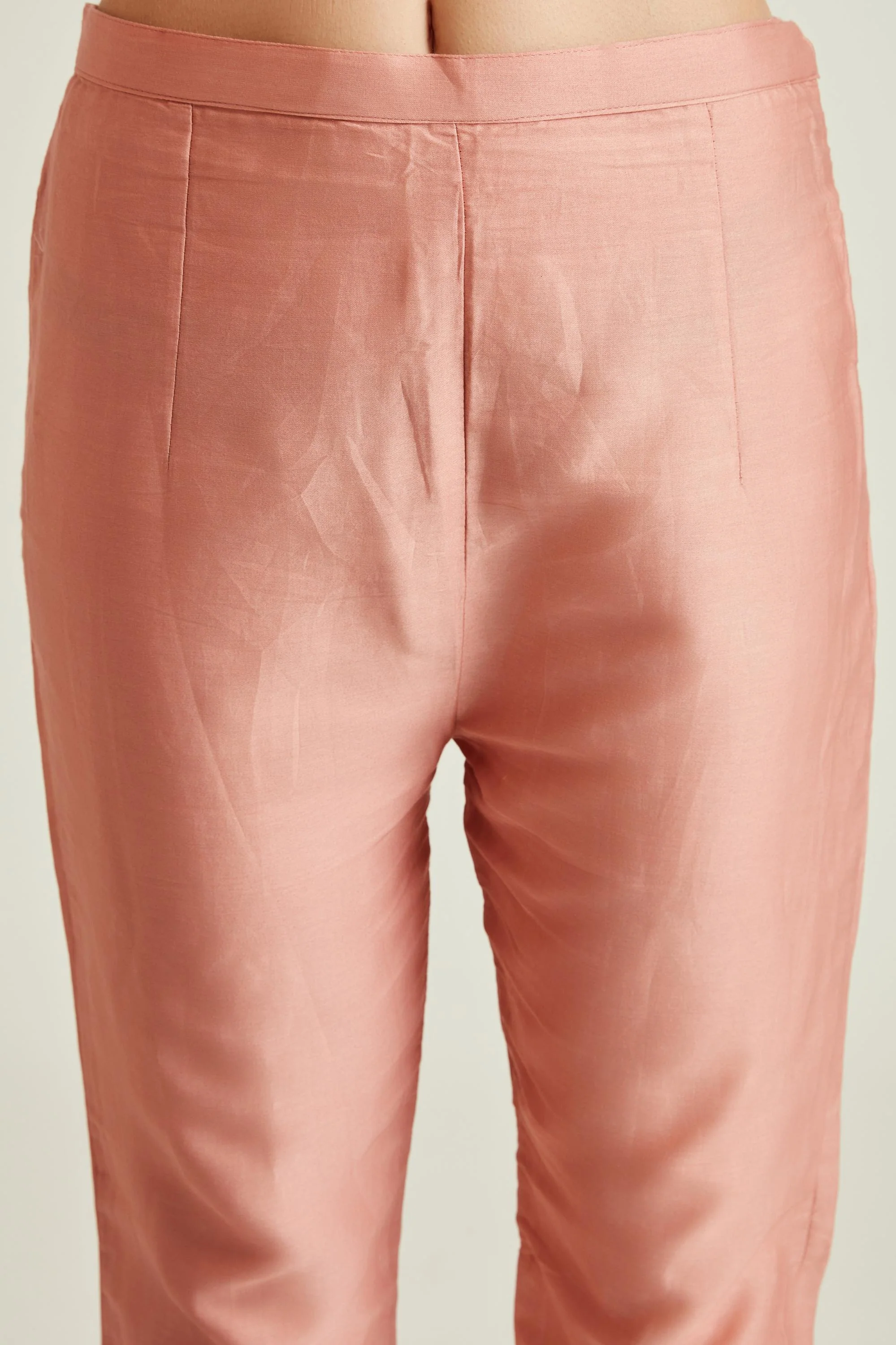 Neerus Onion Colour Chanderi Fabric Suit - Image 6