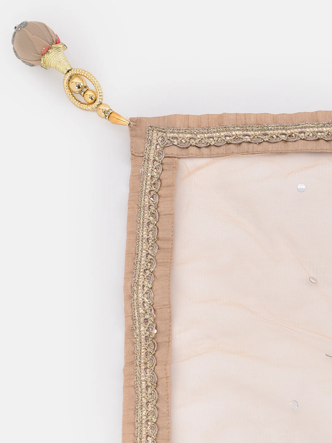 Neerus Peach Embellished Lehenga Set - Image 6