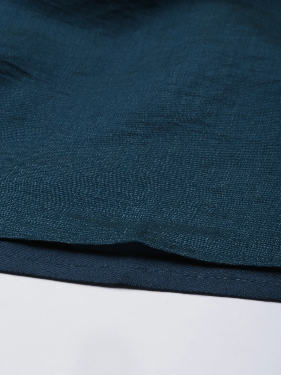 Neerus Peacock Color Silk Fabric Kurta - Image 7