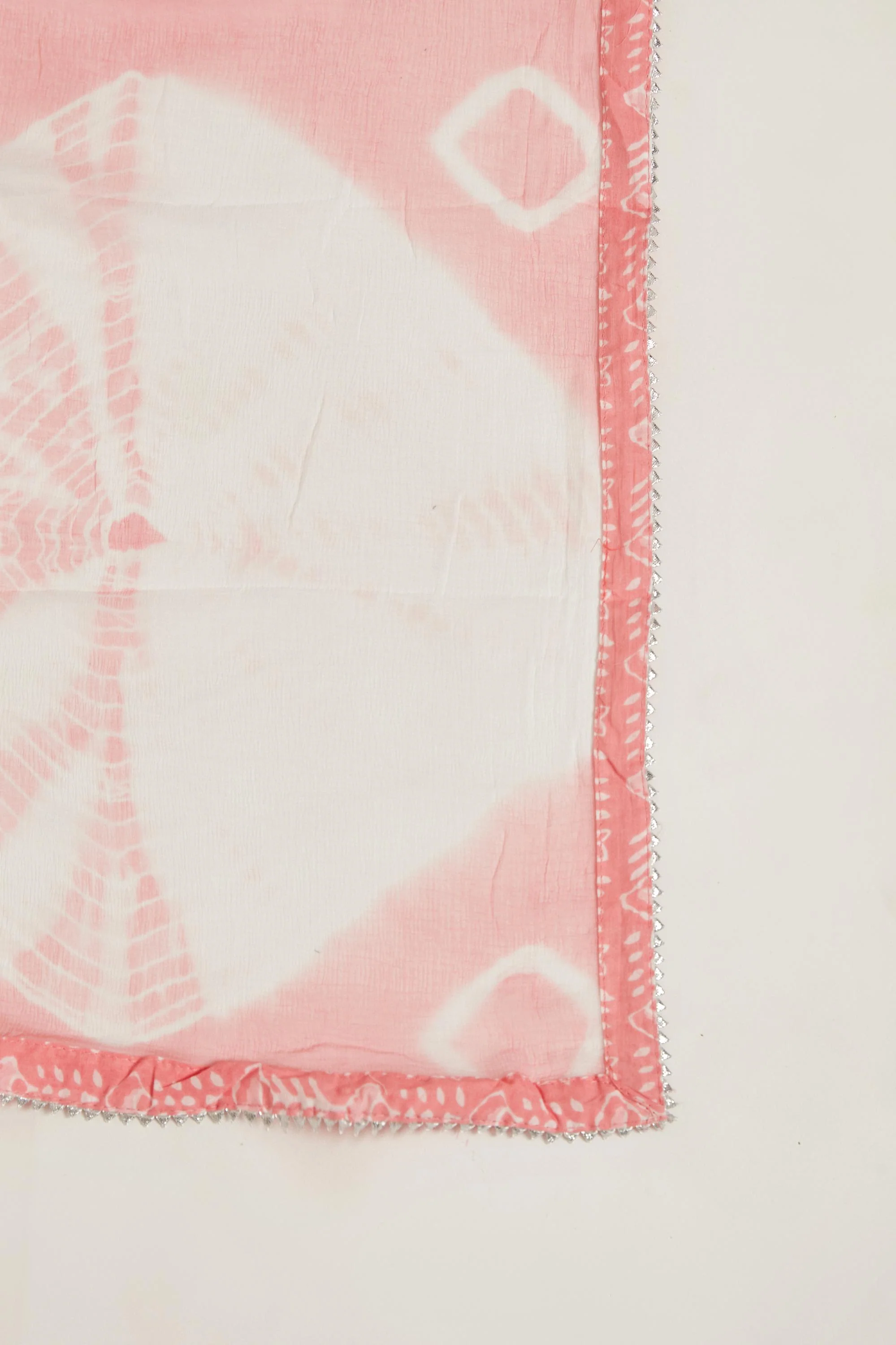 Neerus Pink Color Cotton Fabric Kurta Set - Image 7