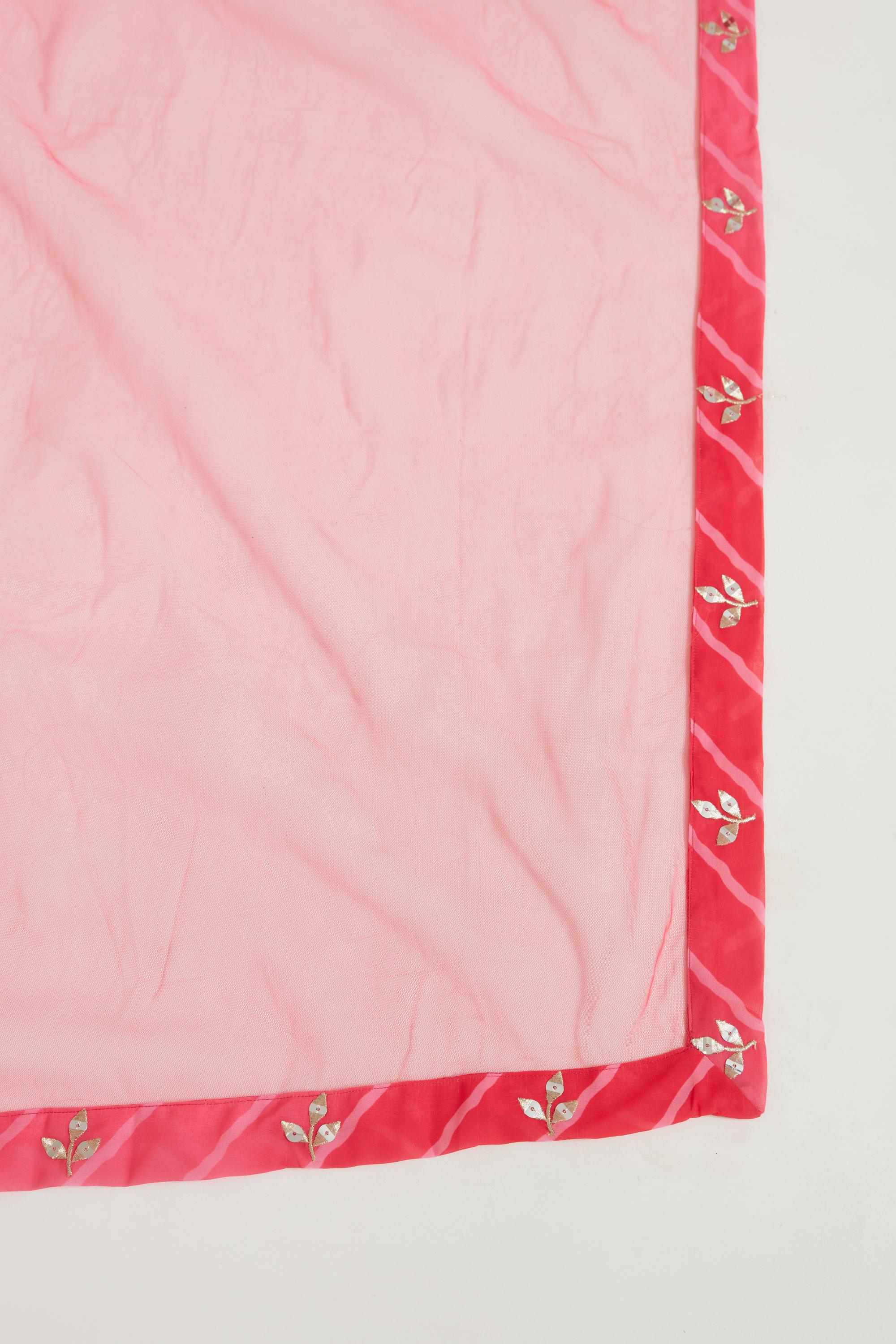 Neerus Pink Color Georgette Fabric Gown - Image 7