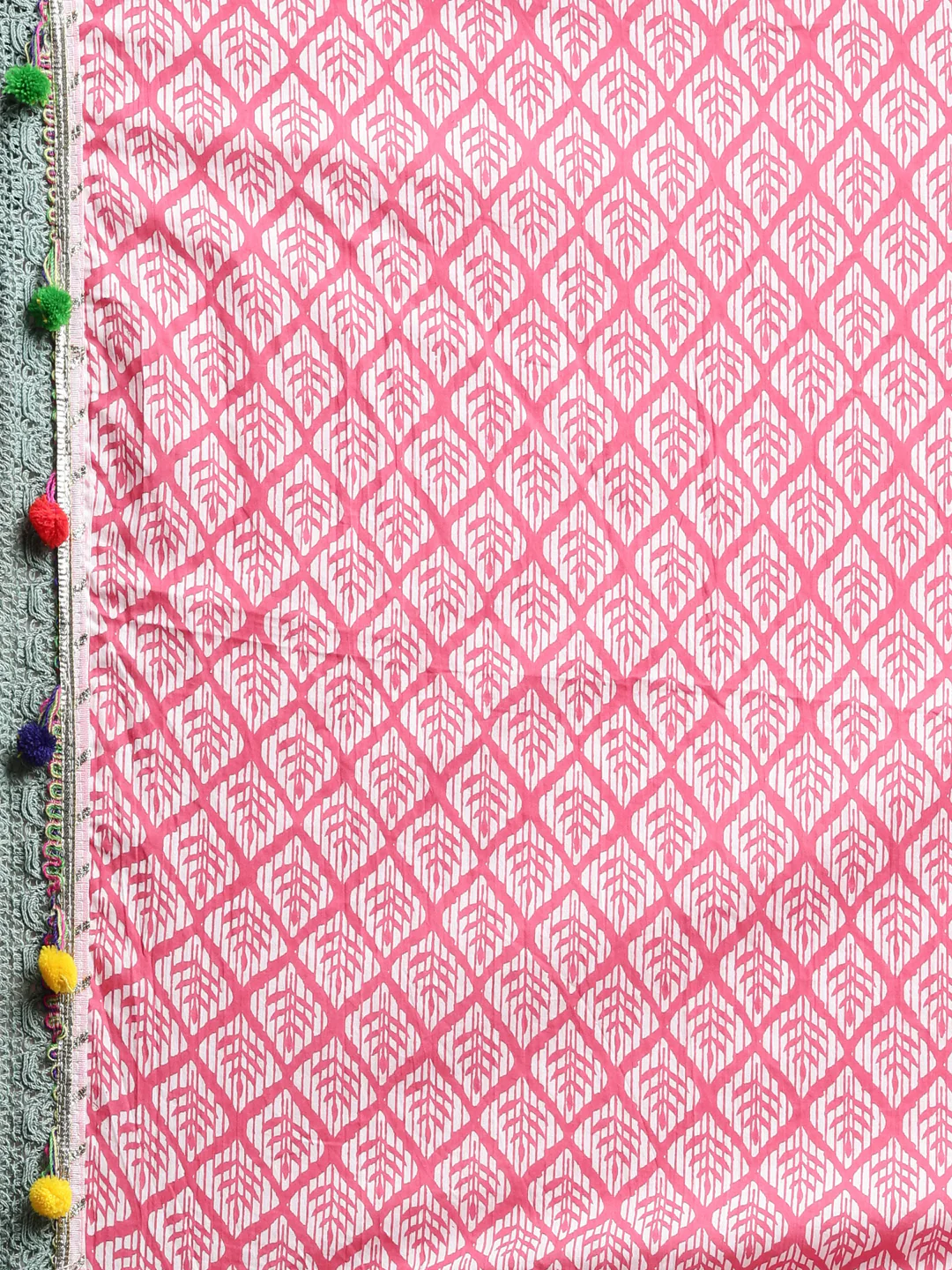Neerus Pink Color Jute Cotton Fabric Kurta Sets With Dupatta - Image 7