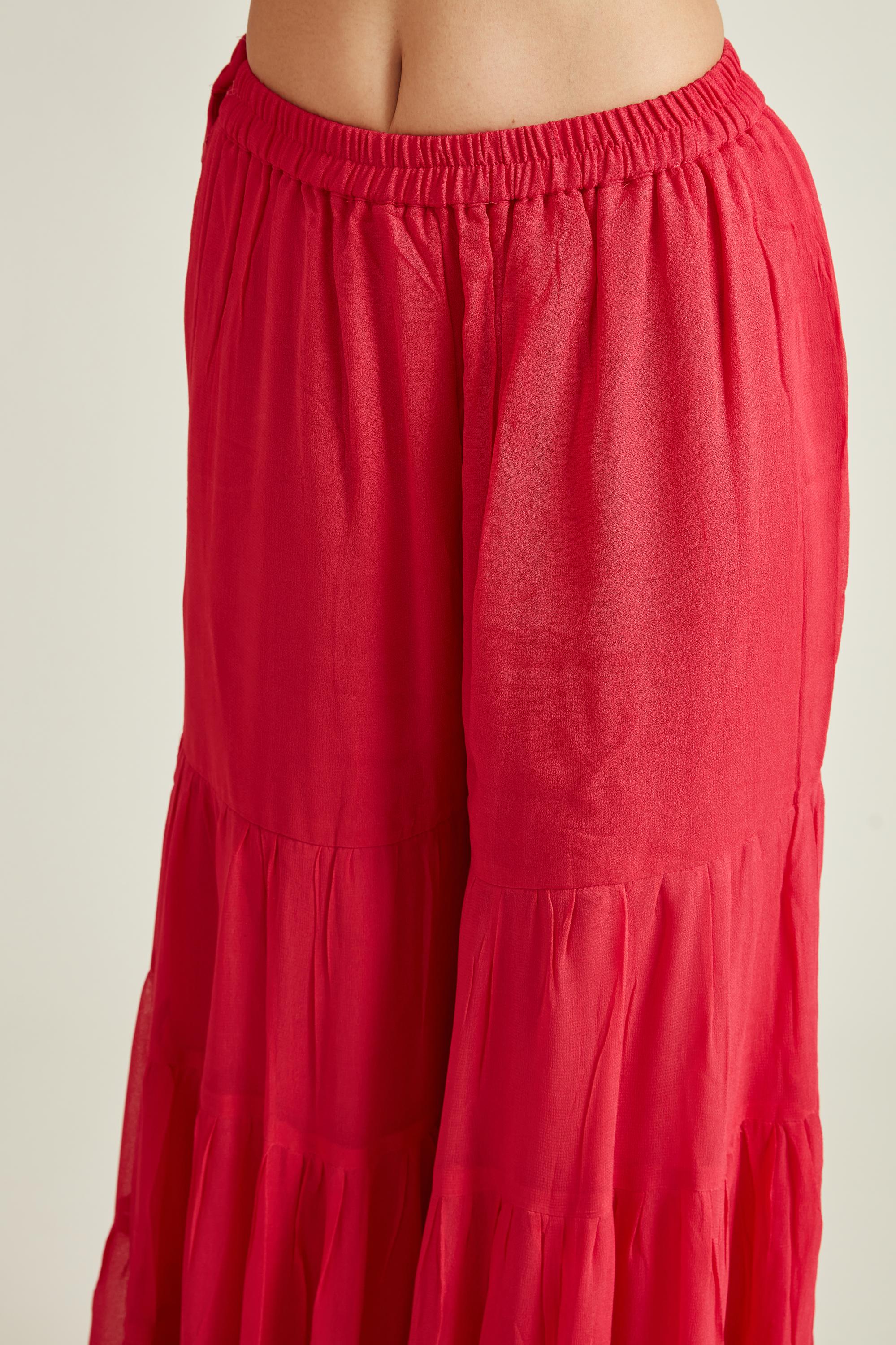 Neerus Pink Colour Silk Fabric Suit - Image 5