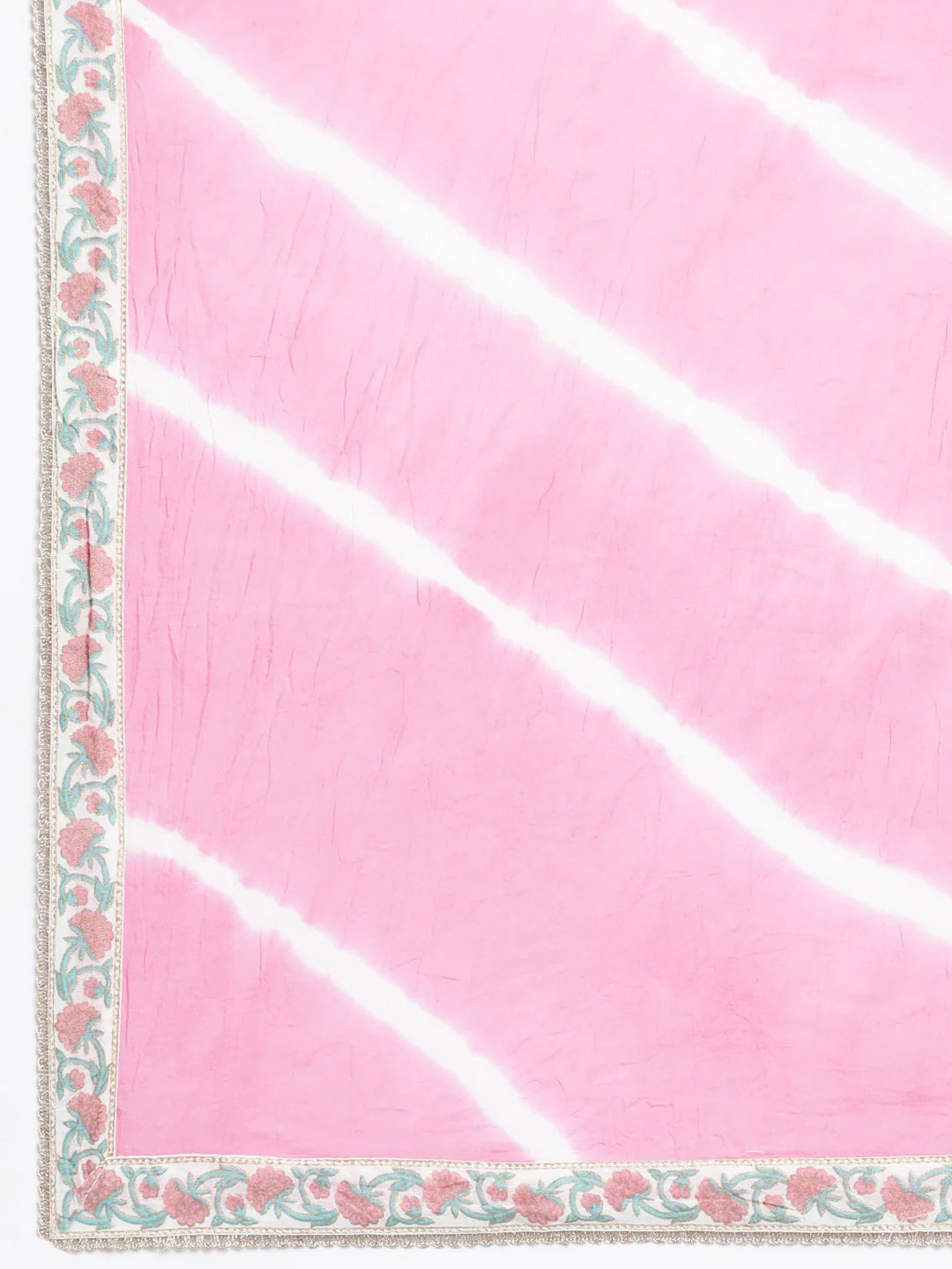 Neerus Pink Panelled Printed Kurta And Palazzos With Dupatta - Image 8