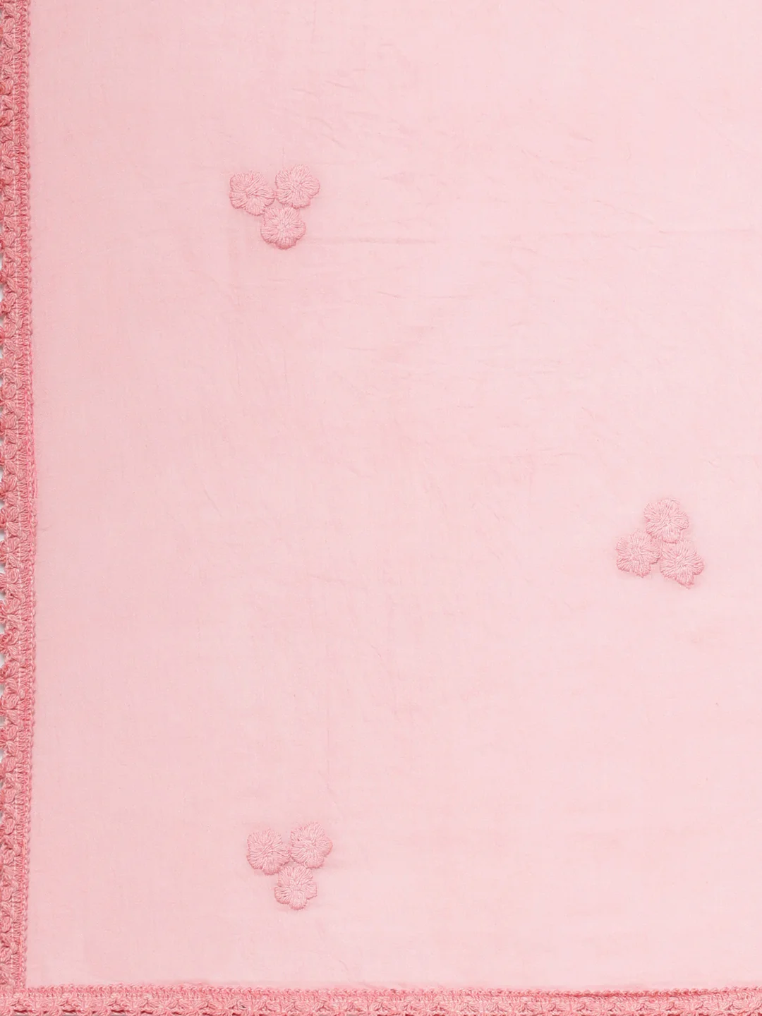 Neerus Pink Panelled Straight Yoke Design Kurta And Trousers With Dupatta - Image 8