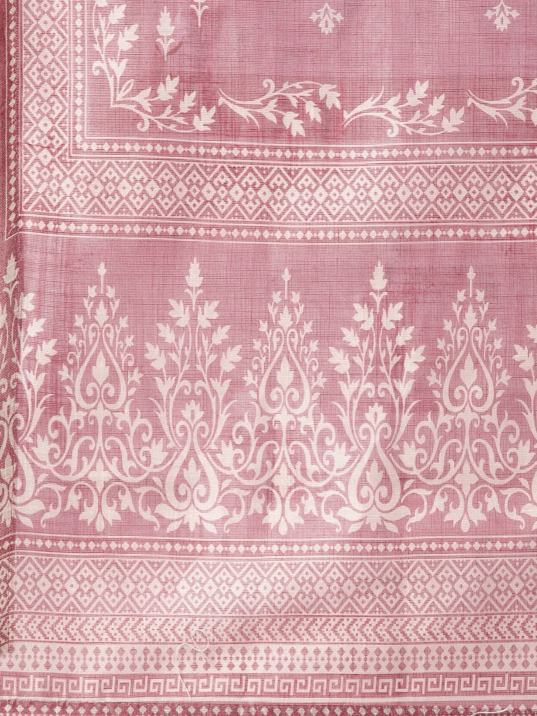 Neerus Pink Printed Straight Kurta and Trousers With Dupatta - Image 7