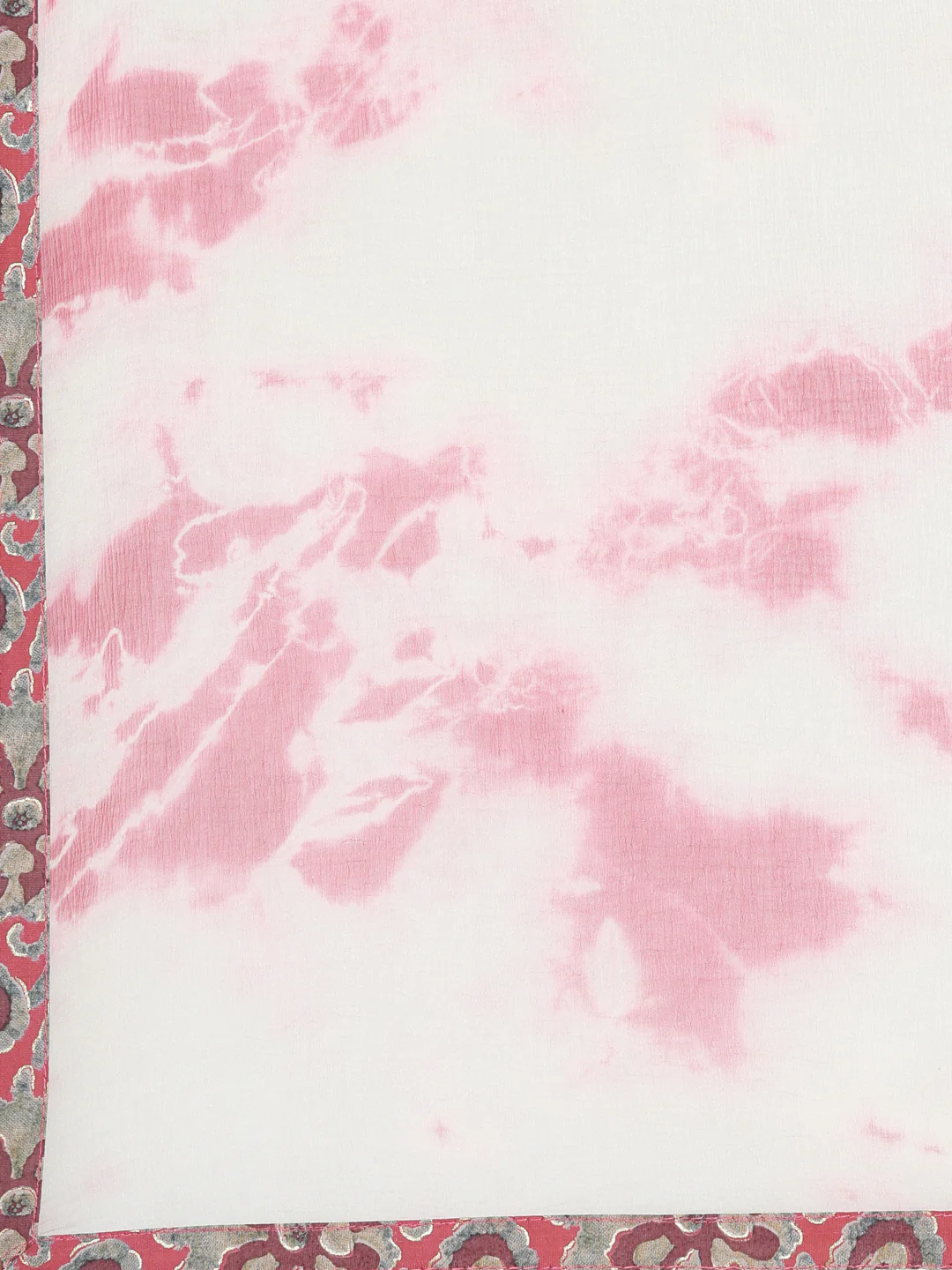 Neerus Pink Regular Calf Length Printed Kurta Printed Sharara With Dupatta - Image 7