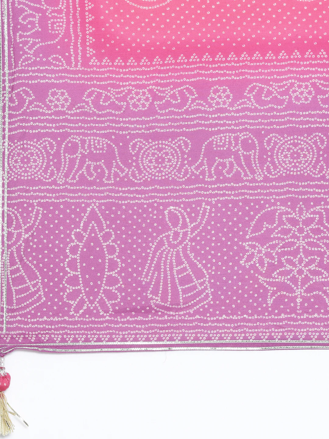 Neerus Pink Regular Knee Length Printed Kurta Printed Palazzos With Dupatta - Image 7