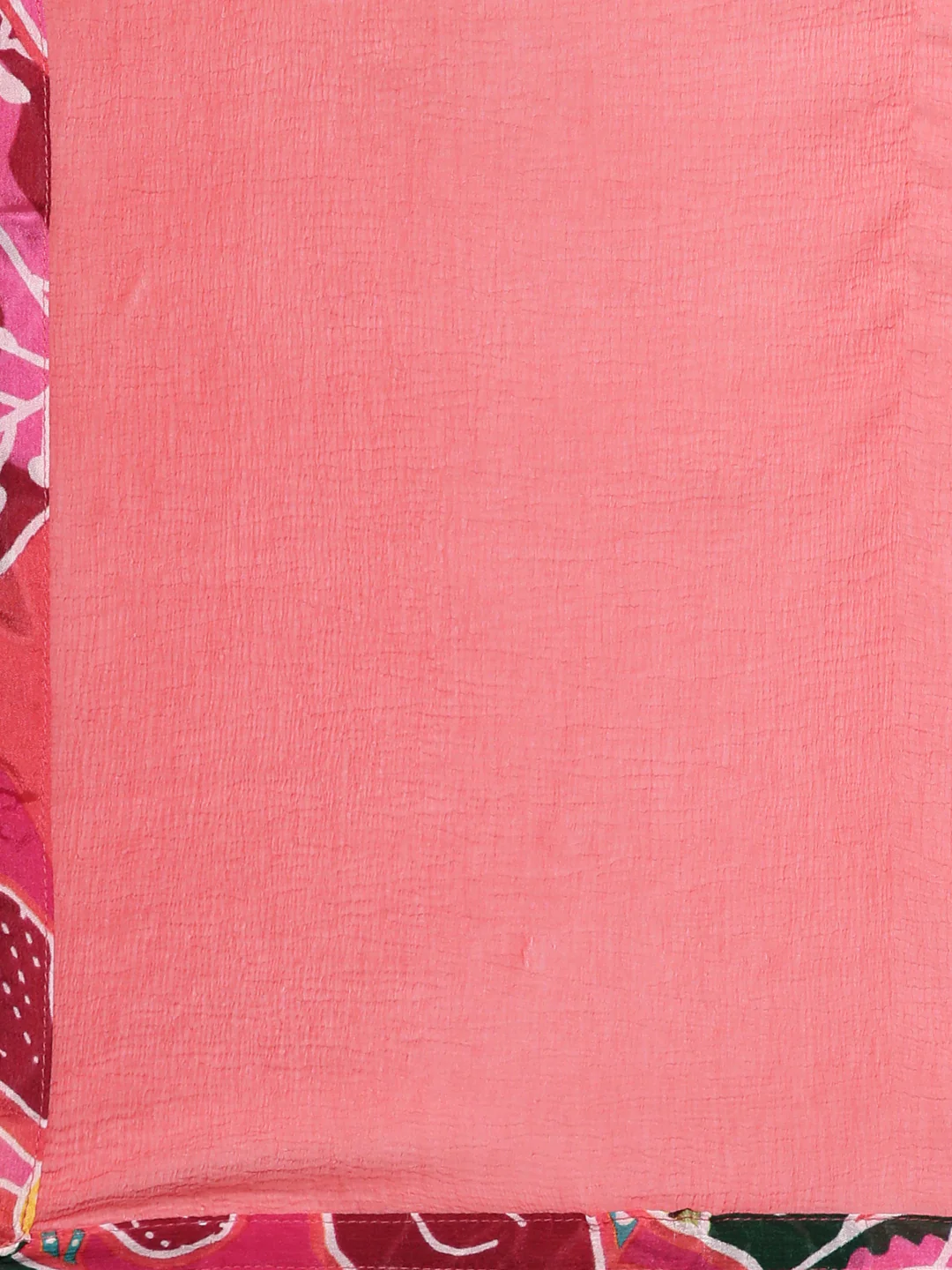 Neerus Pink Regular Straight Floral Kurta And Trousers With Dupatta - Image 7