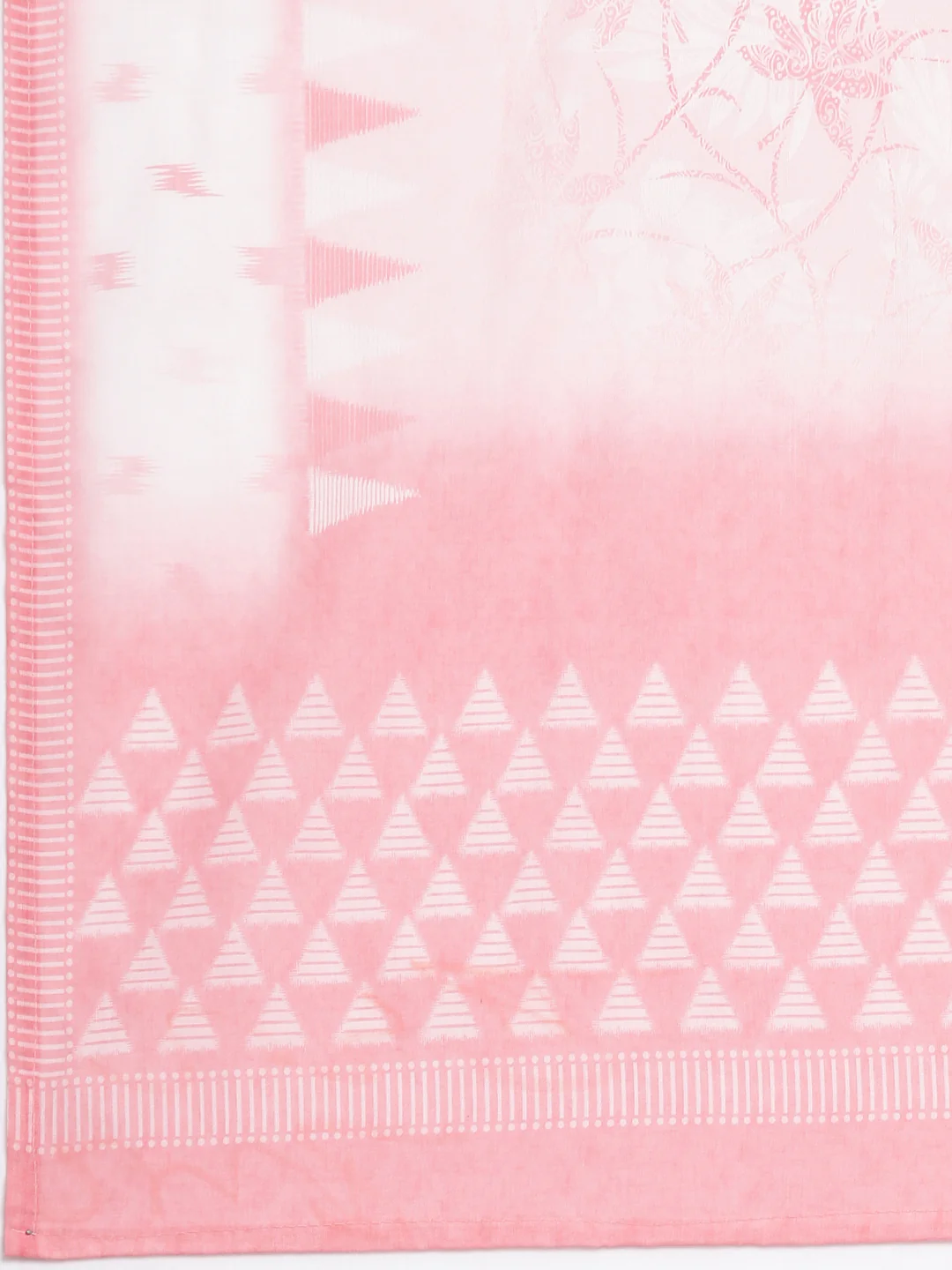 Neerus Pink Regular Straight Printed Kurta and Trousers With Dupatta - Image 7
